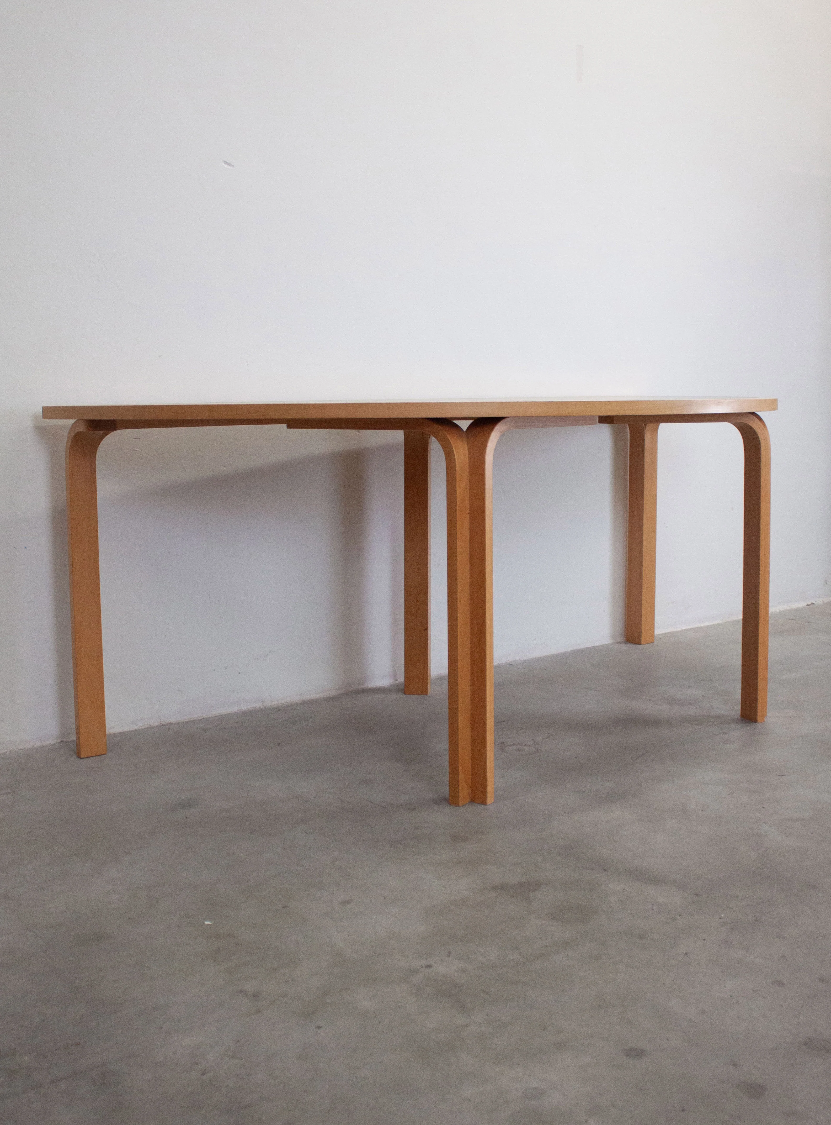 Magnus Olesen Half Round Dining Table by Rud Thygesen & Johnny Sørensen (Dark Grey) - Image 9