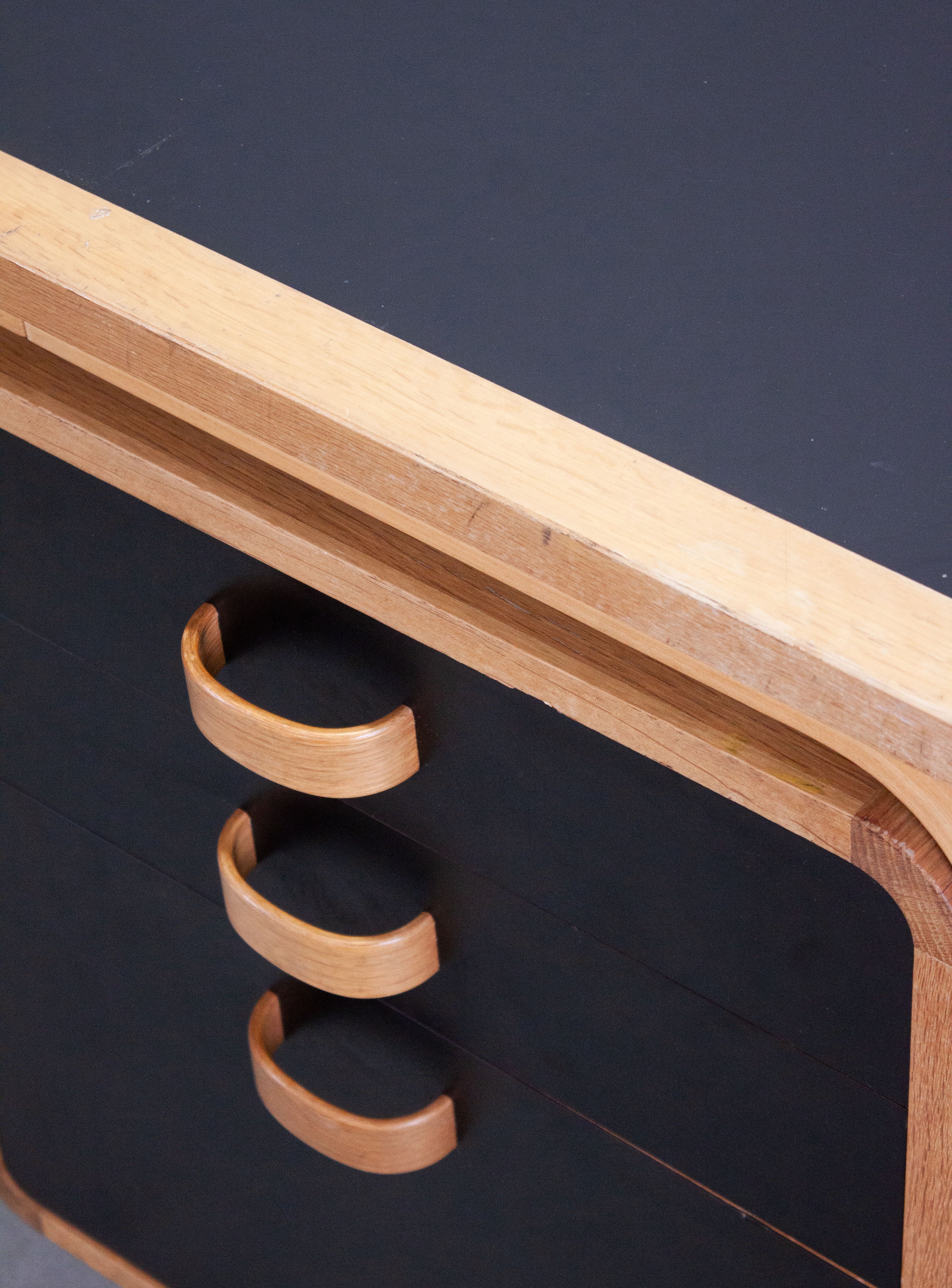 Magnus Olesen Large Desk by Rud Thygesen & Johnny Sørensen (Black) - Image 11
