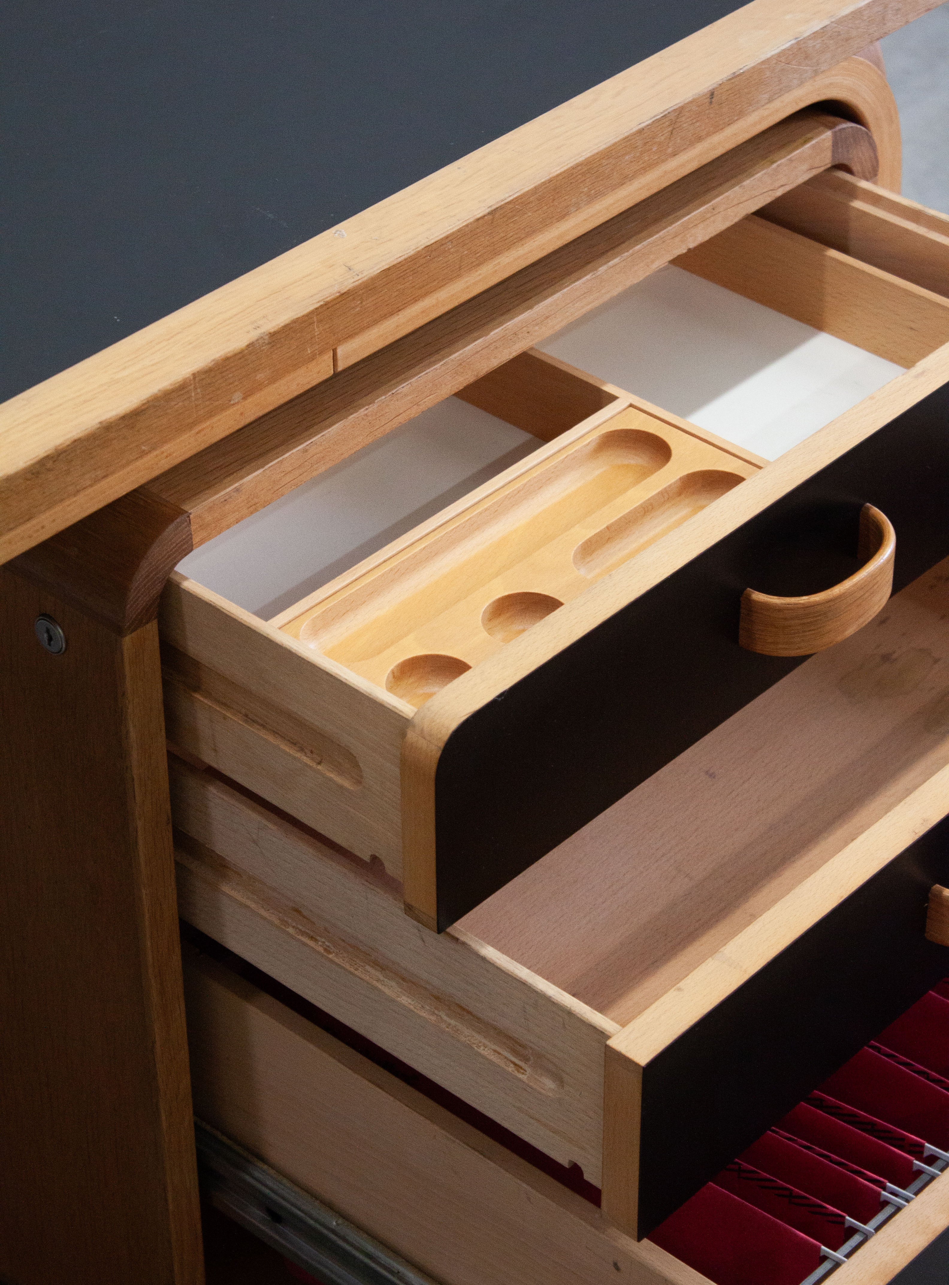 Magnus Olesen Large Desk by Rud Thygesen & Johnny Sørensen (Black) - Image 12