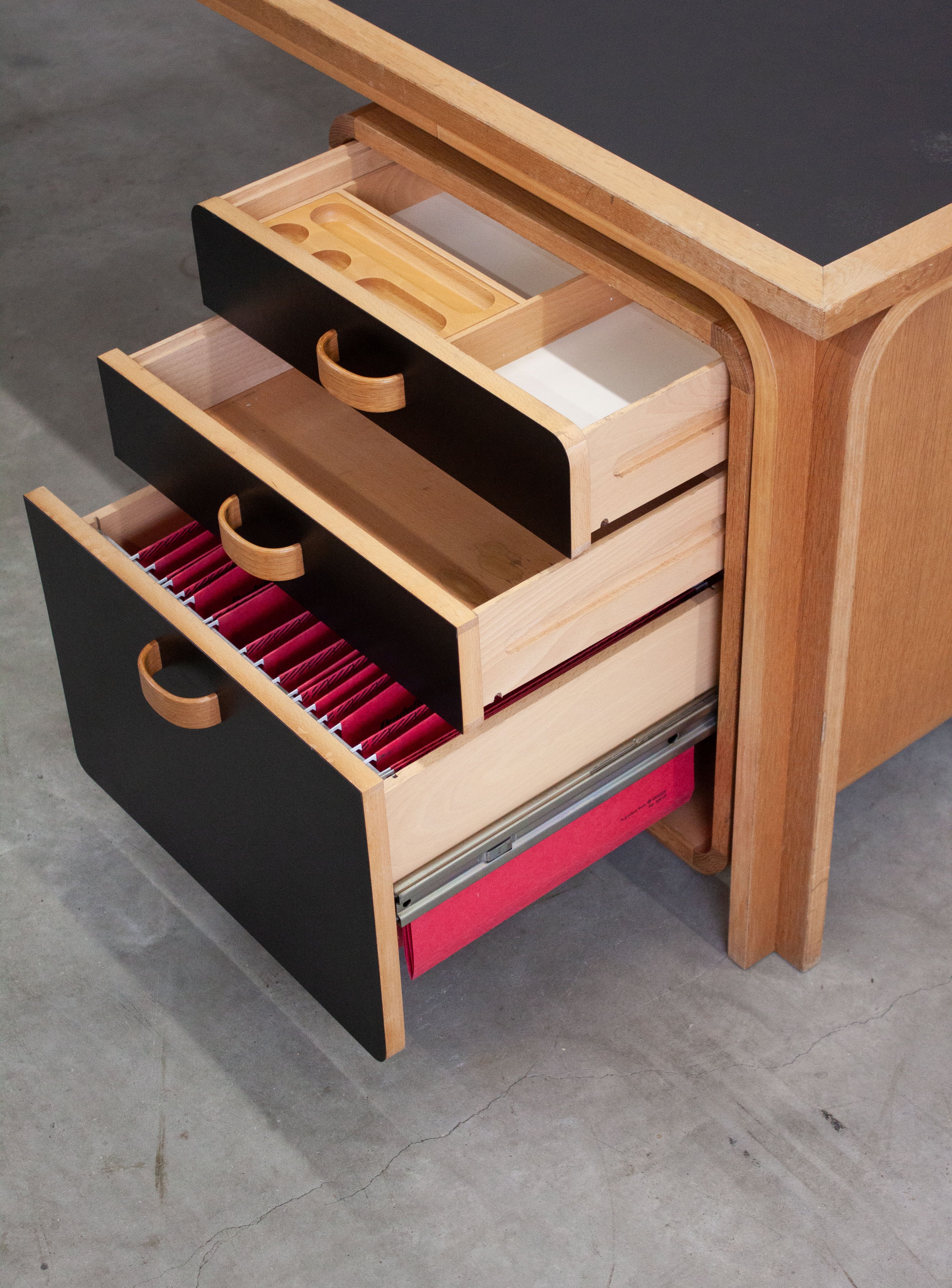 Magnus Olesen Large Desk by Rud Thygesen & Johnny Sørensen (Black) - Image 14