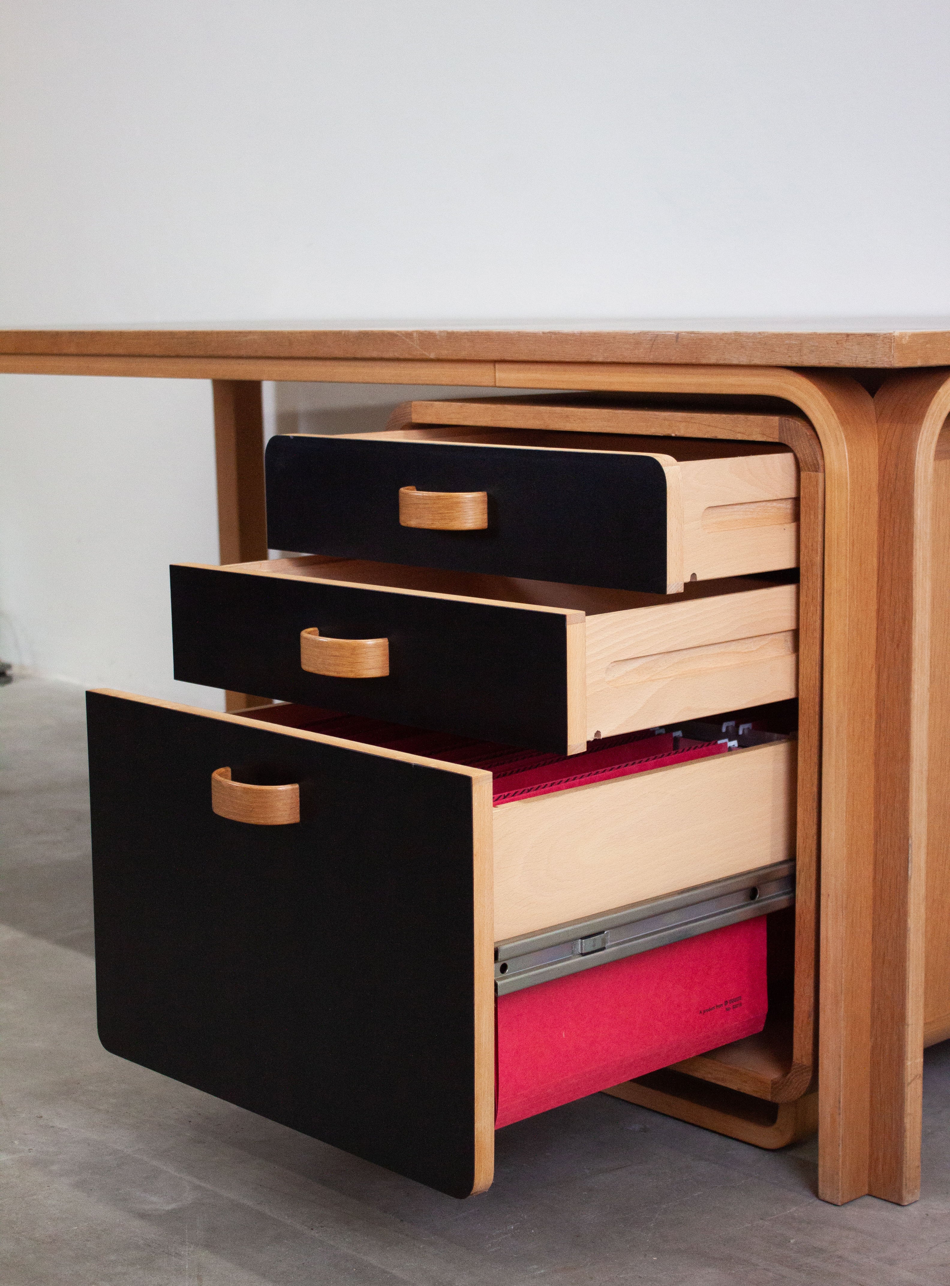 Magnus Olesen Large Desk by Rud Thygesen & Johnny Sørensen (Black) - Image 15