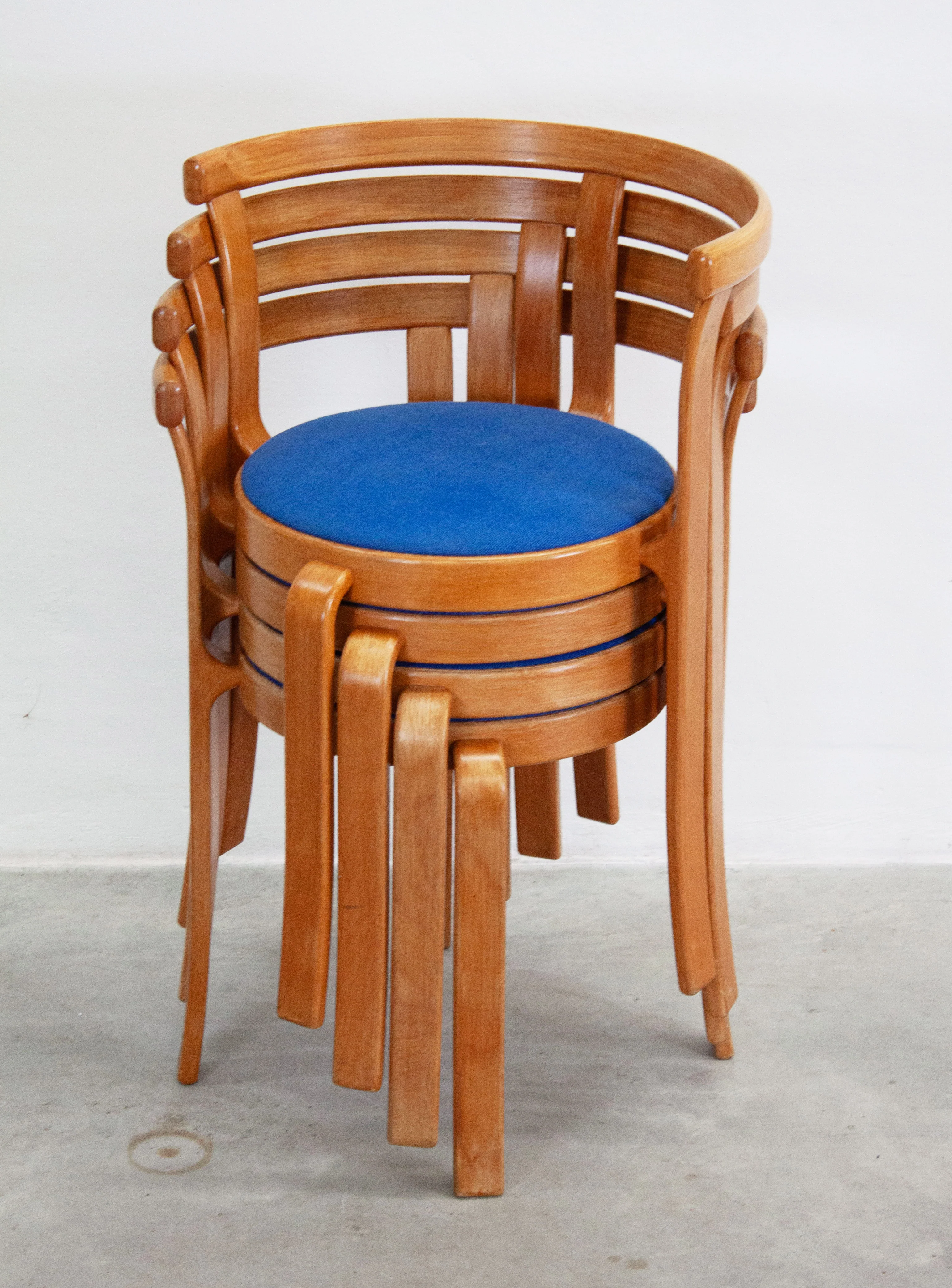 Magnus Olesen Model 8000 Dining Chair by Rud Thygesen & Johnny Sørensen (Blue) - Image 24