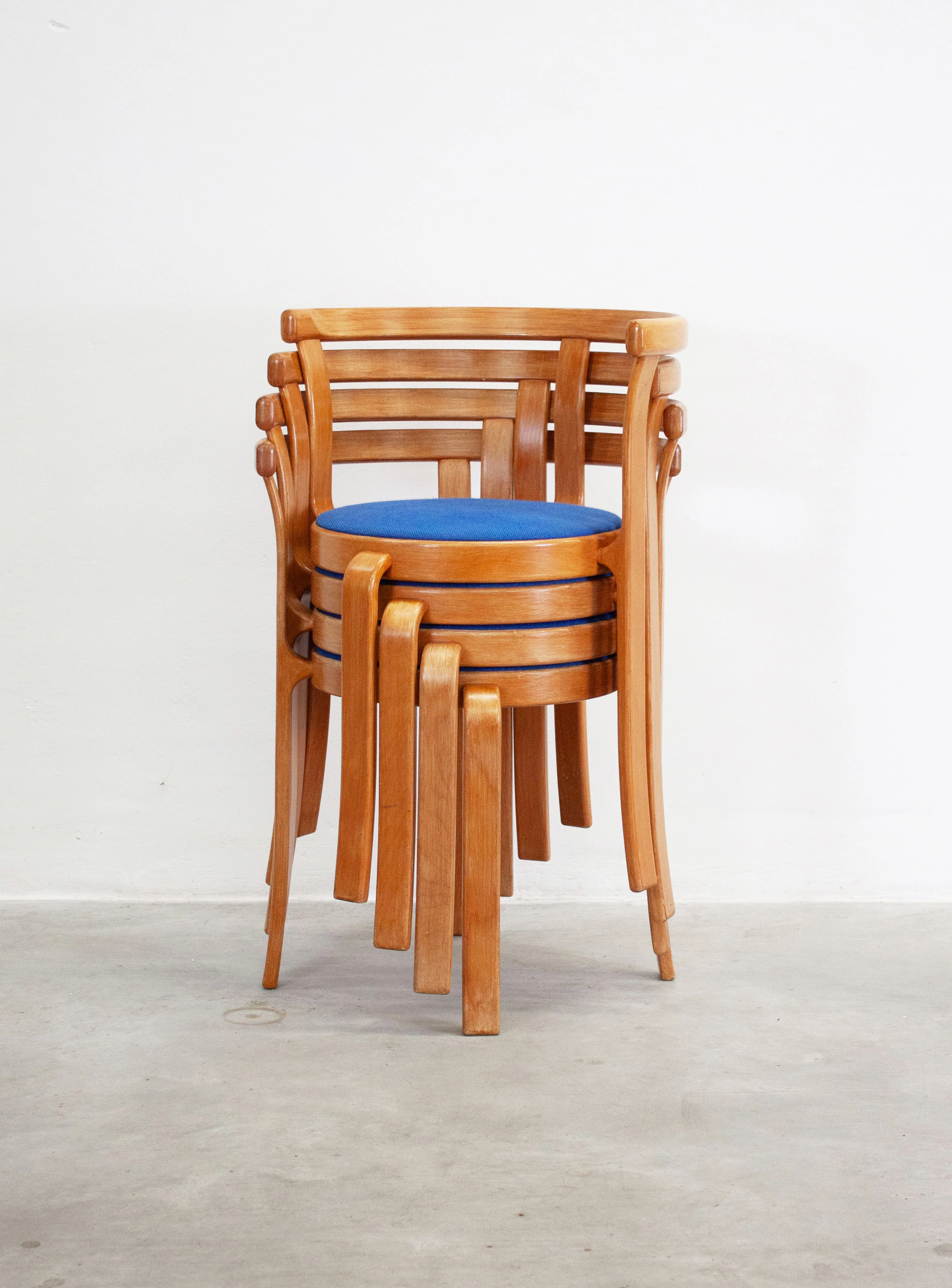 Magnus Olesen Model 8000 Dining Chair by Rud Thygesen & Johnny Sørensen (Blue) - Image 27