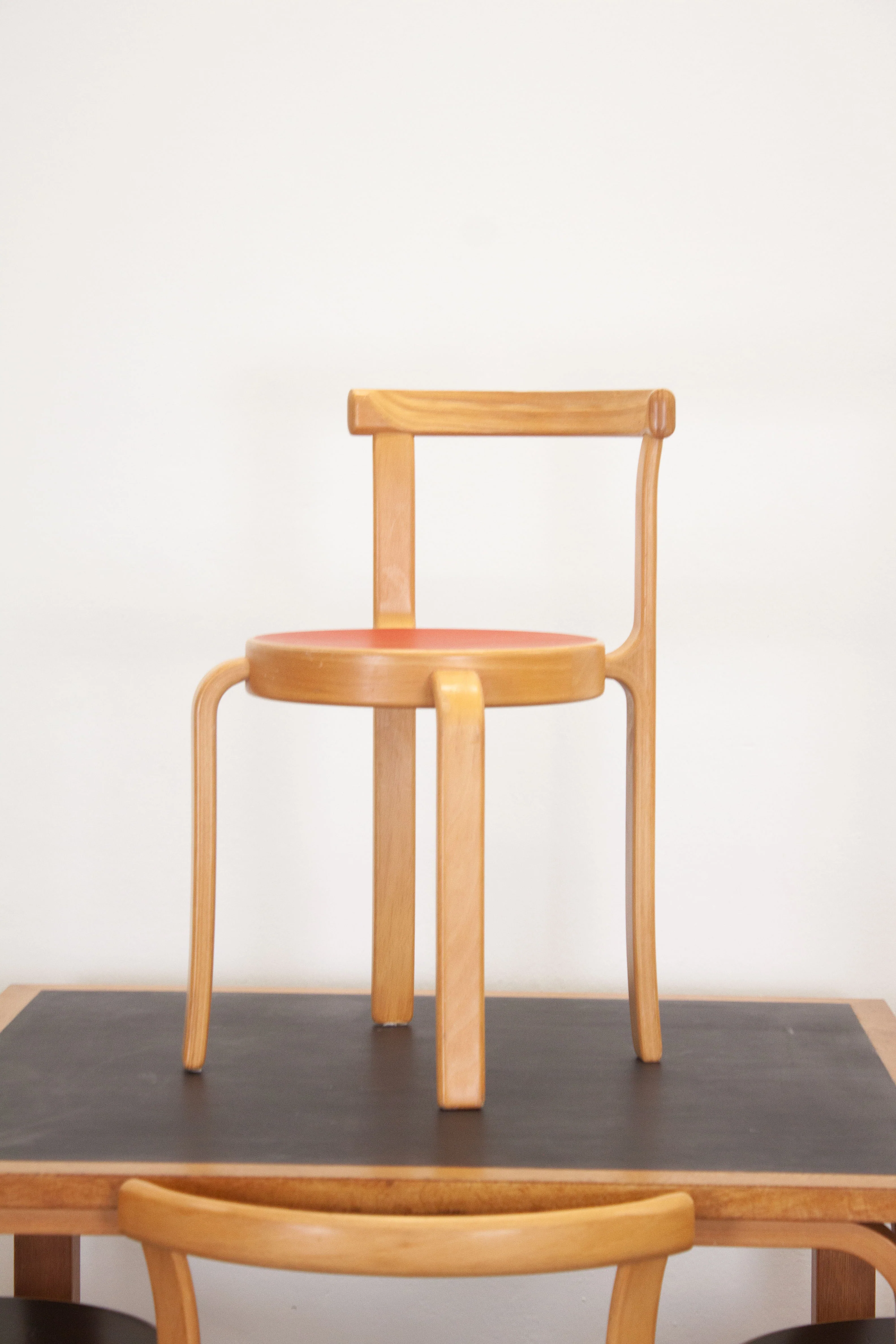 Magnus Olesen Model 8000 Kids Dining Chair by Rud Thygesen & Johnny Sørensen (Red) - Image 11