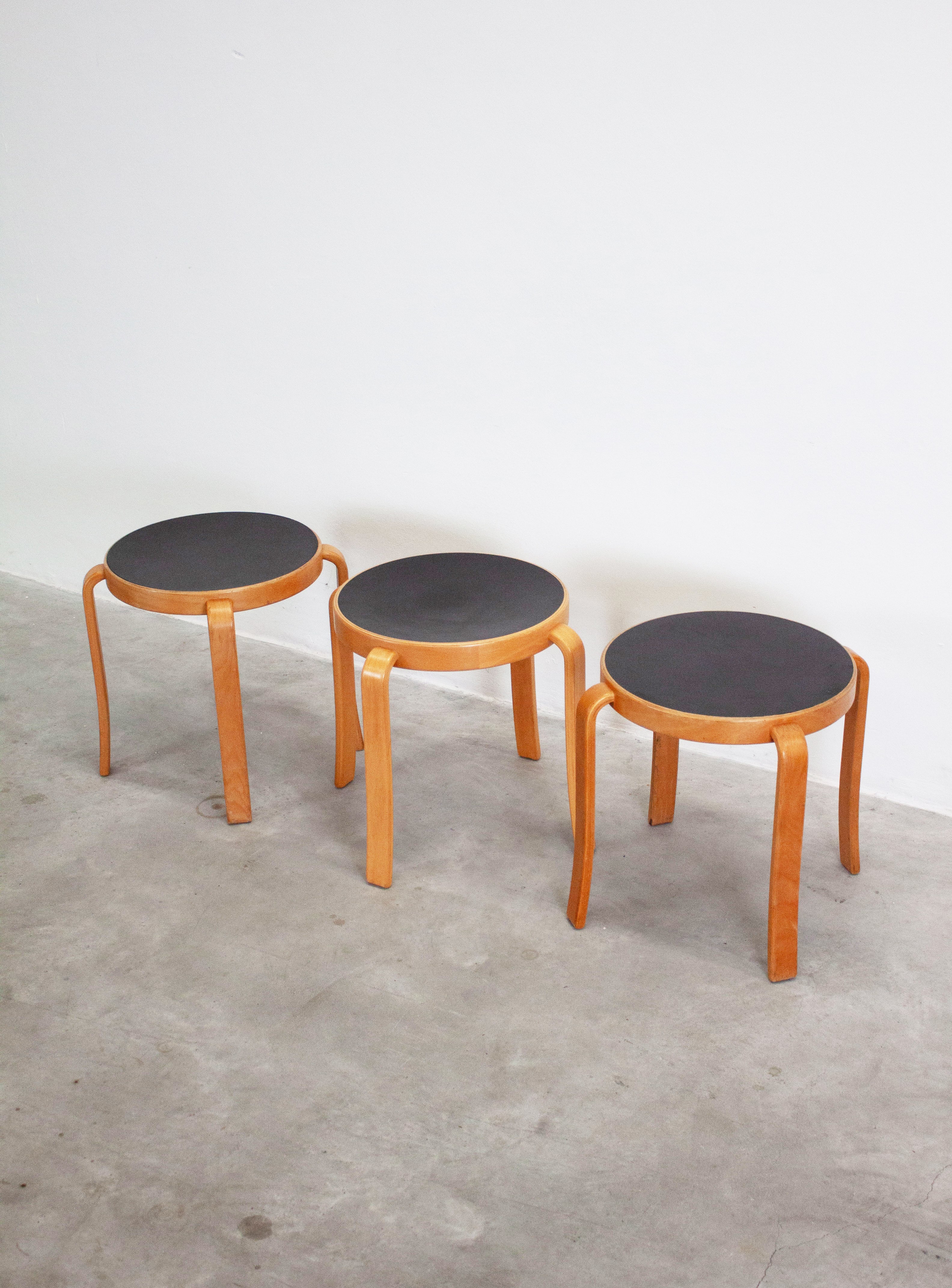 Magnus Olesen Model 8000 Stools by Rud Thygesen & Johnny Sørensen (Black) - Image 4
