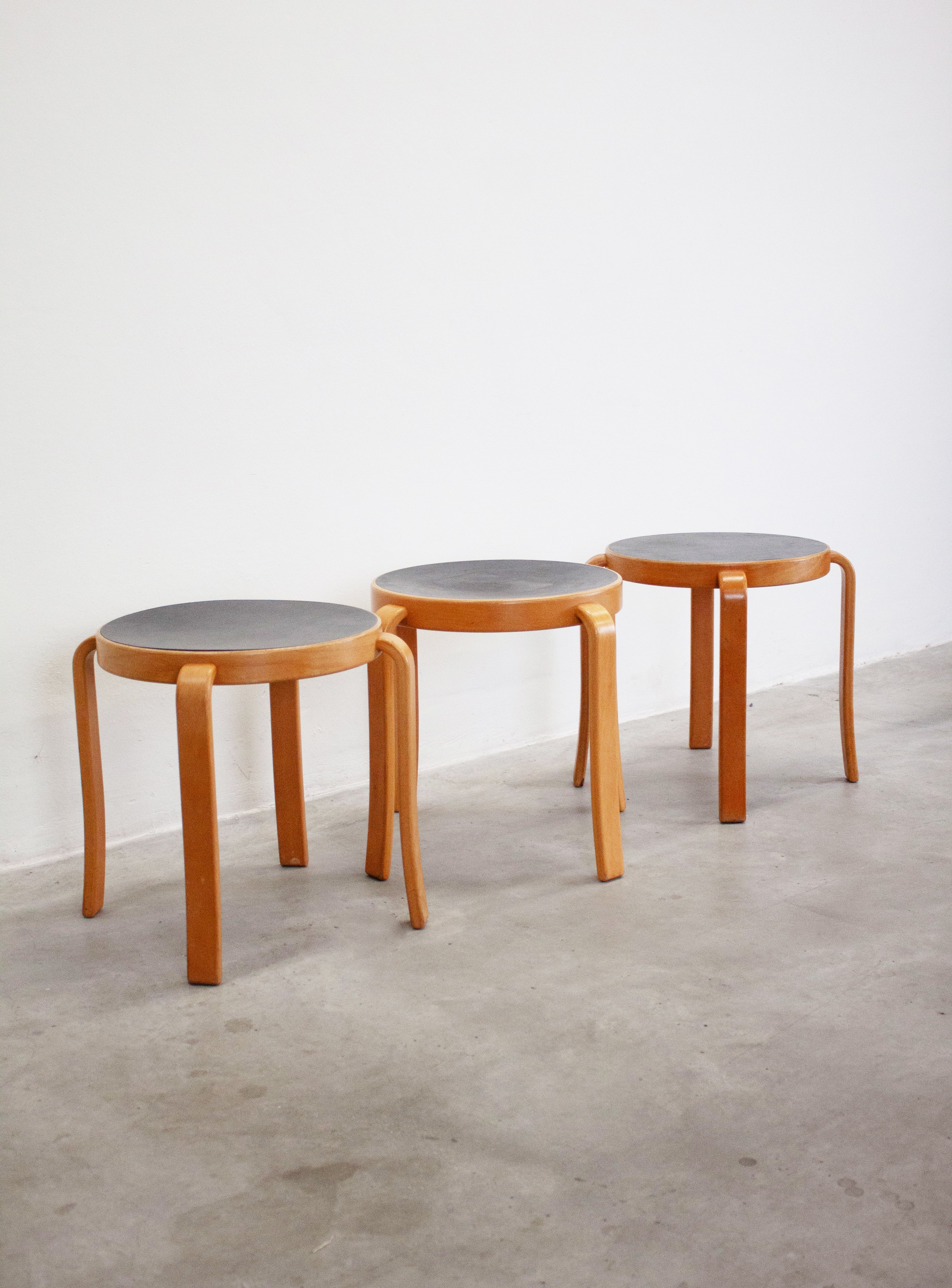 Magnus Olesen Model 8000 Stools by Rud Thygesen & Johnny Sørensen (Black) - Image 6