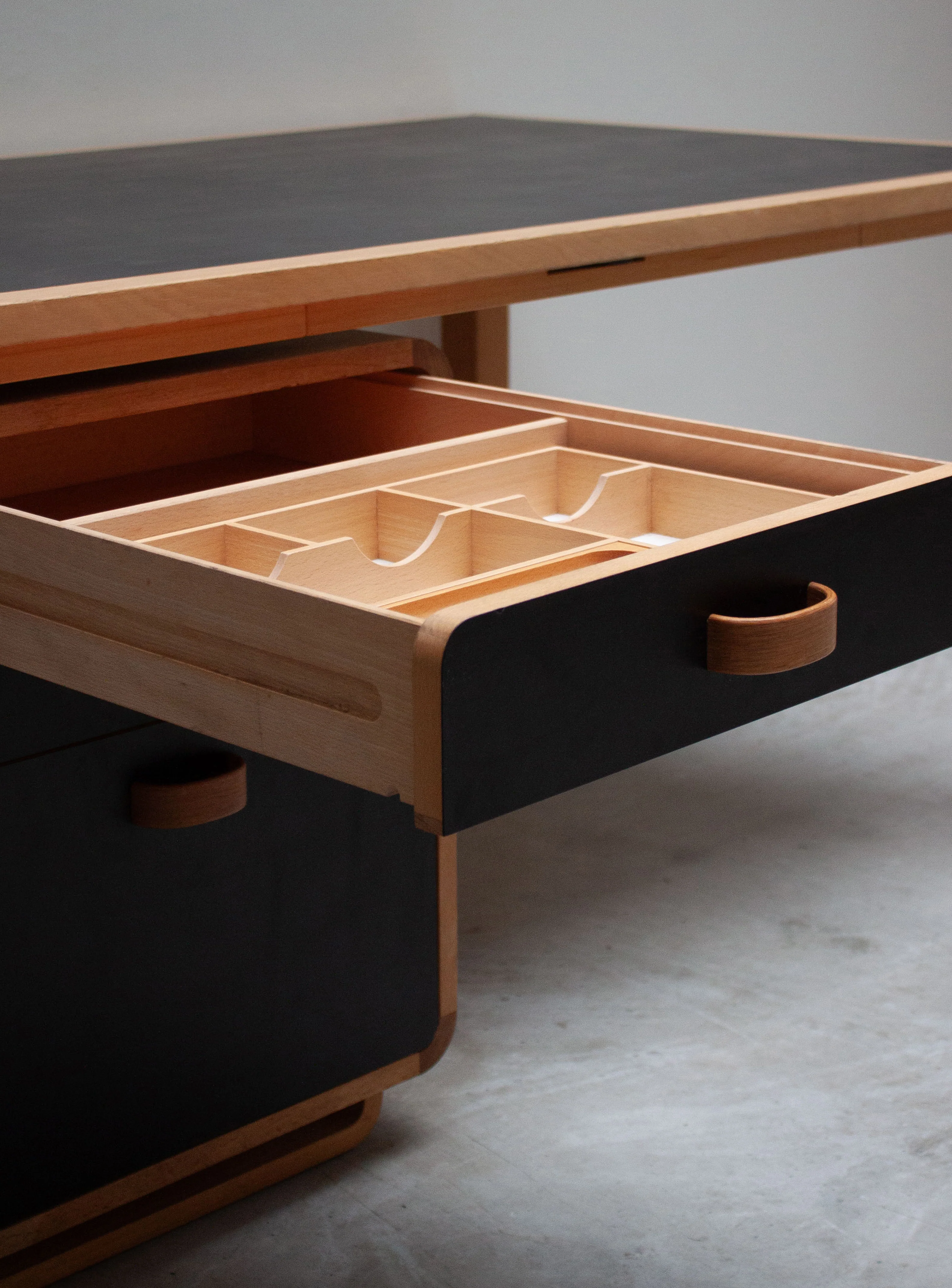 Magnus Olesen Writing Desk by Rud Thygesen & Johnny Sørensen (Black) - Image 10