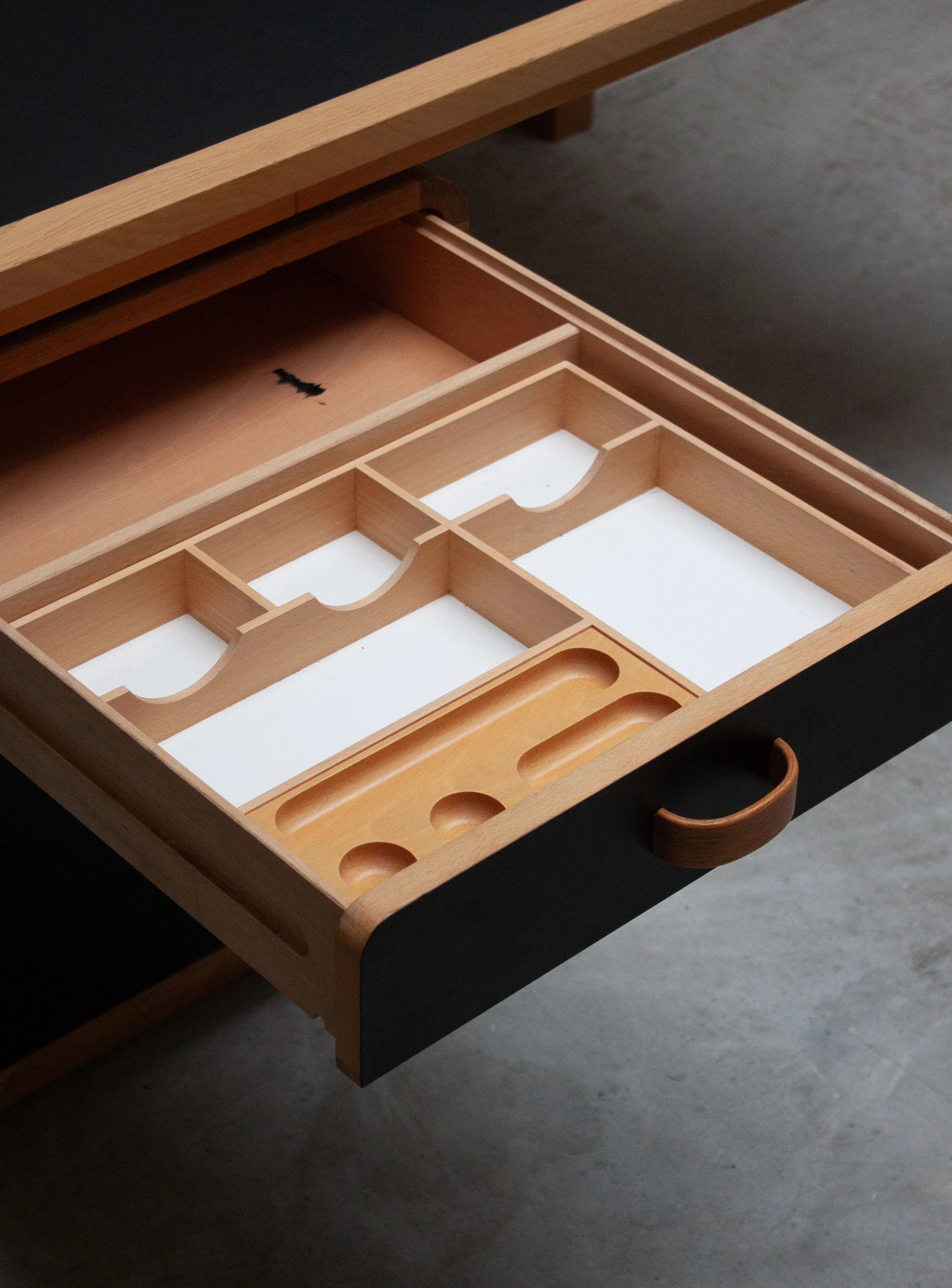 Magnus Olesen Writing Desk by Rud Thygesen & Johnny Sørensen (Black) - Image 11