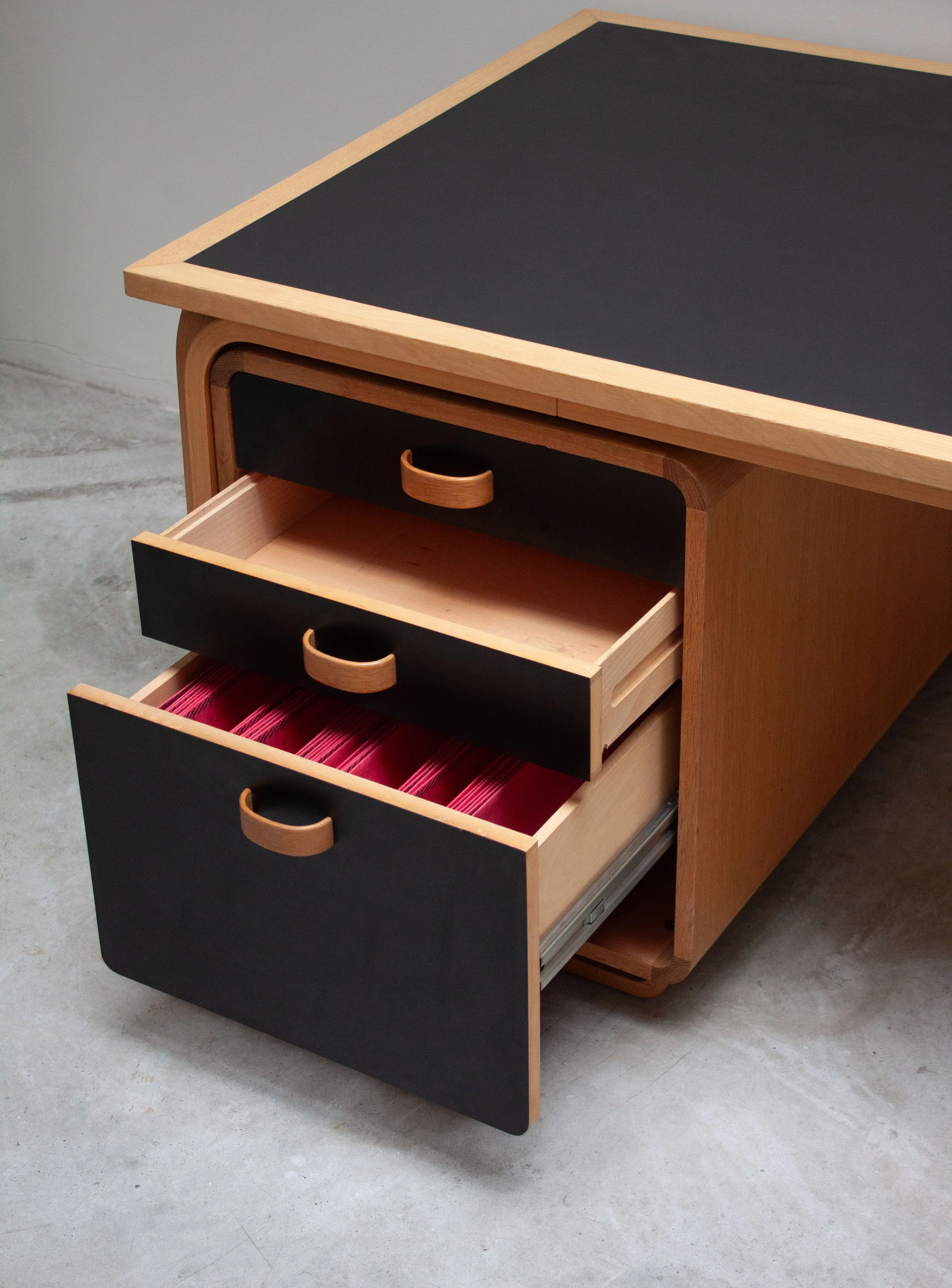 Magnus Olesen Writing Desk by Rud Thygesen & Johnny Sørensen (Black) - Image 12