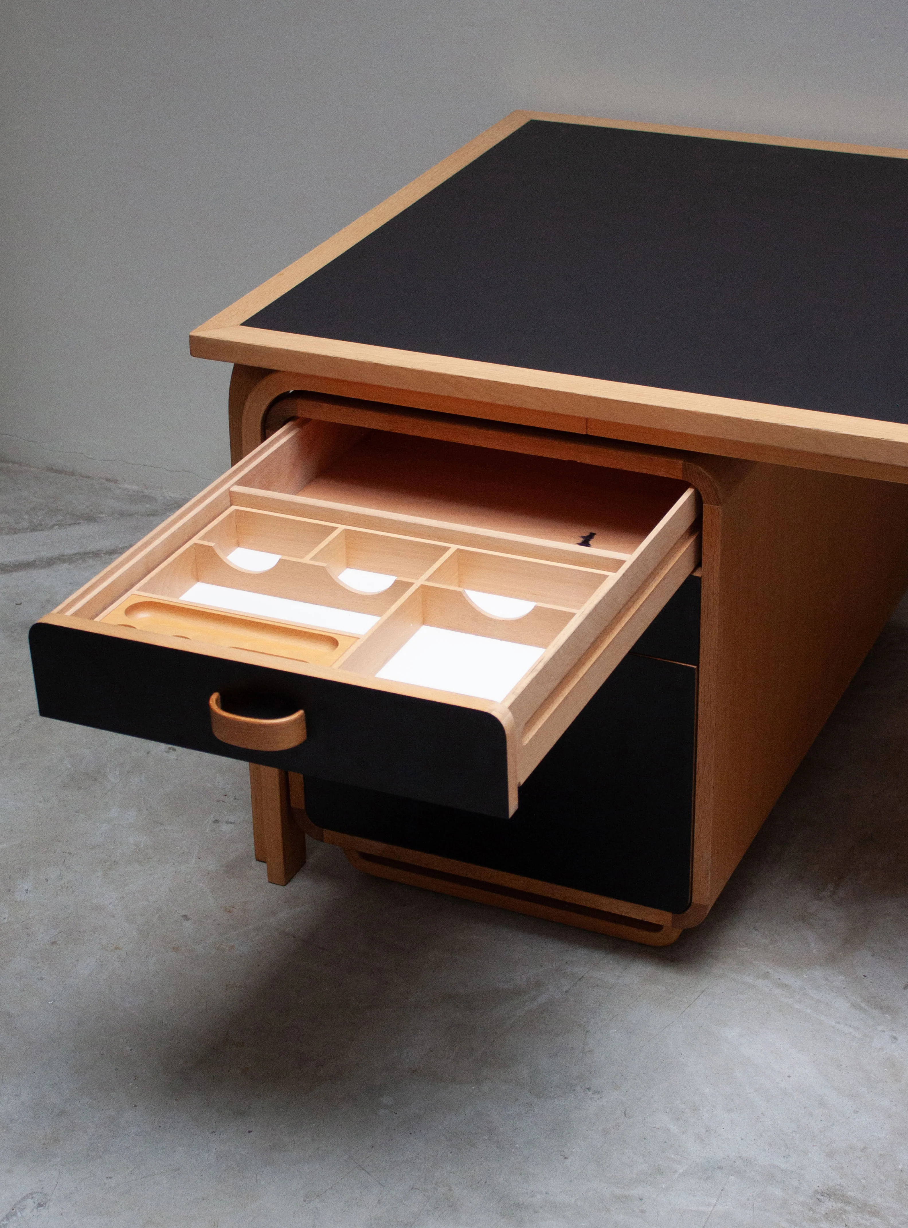 Magnus Olesen Writing Desk by Rud Thygesen & Johnny Sørensen (Black) - Image 9