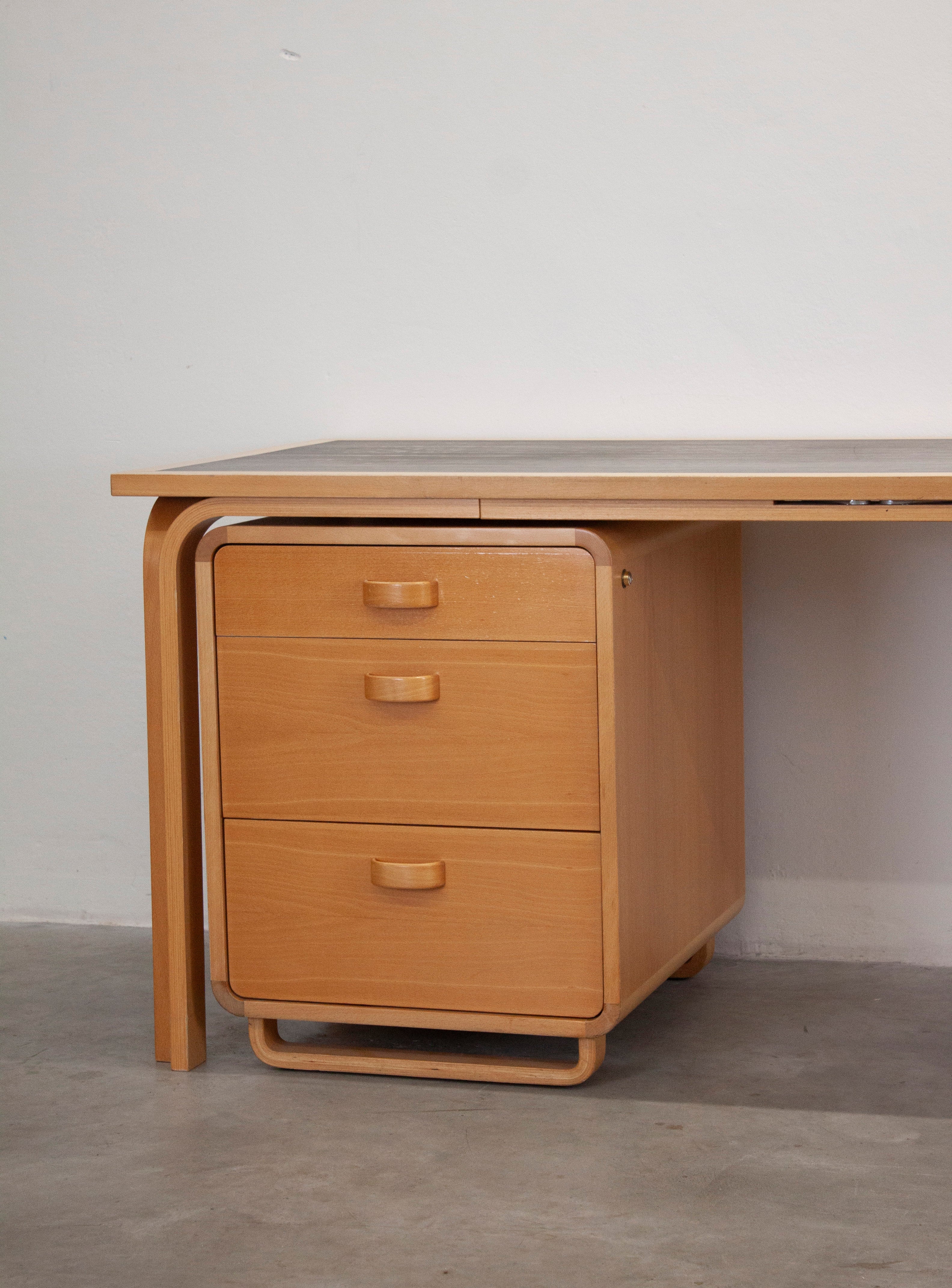 Magnus Olesen Writing Desk by Rud Thygesen & Johnny Sørensen (Black) - Image 13