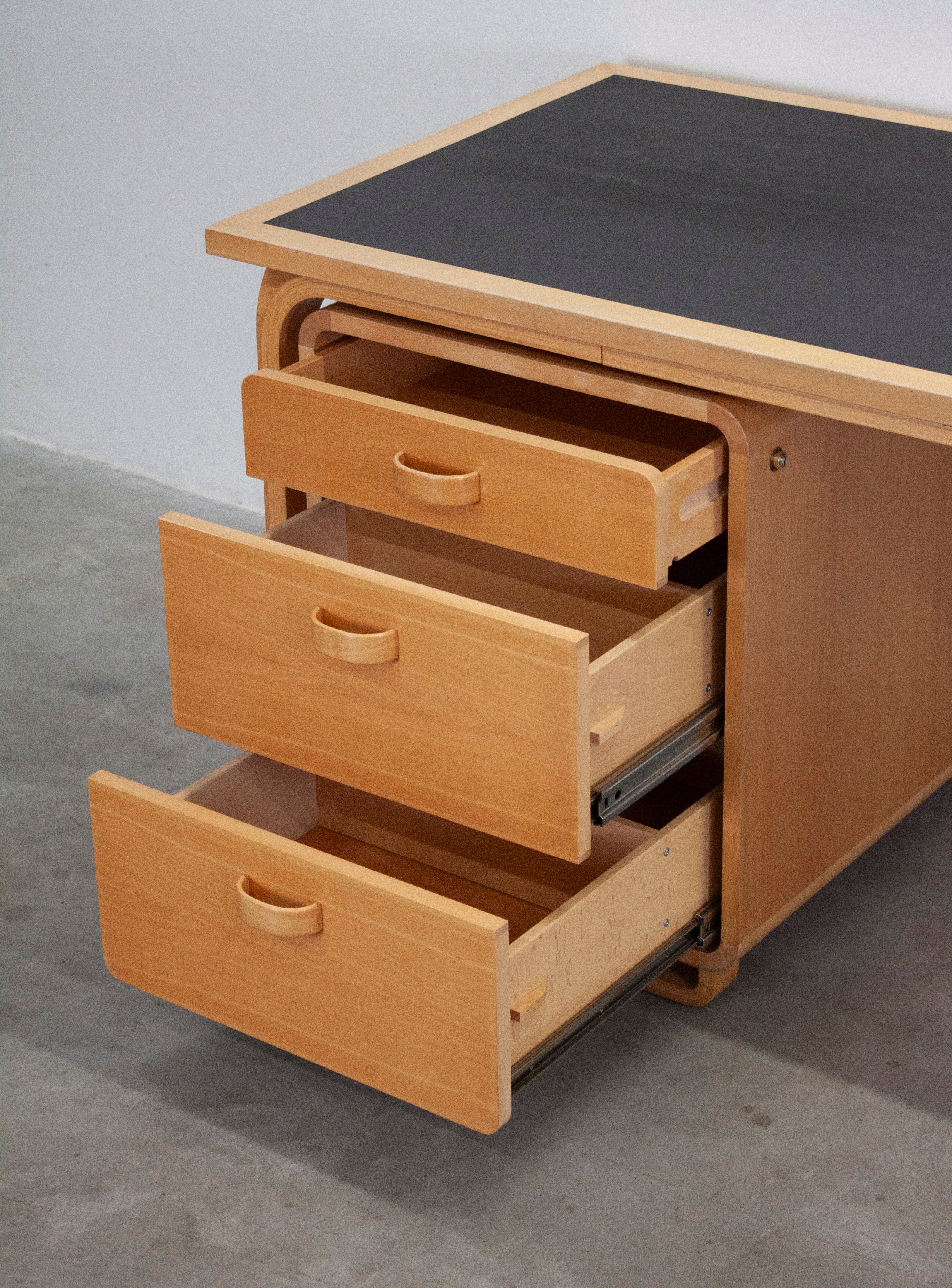 Magnus Olesen Writing Desk by Rud Thygesen & Johnny Sørensen (Black) - Image 18