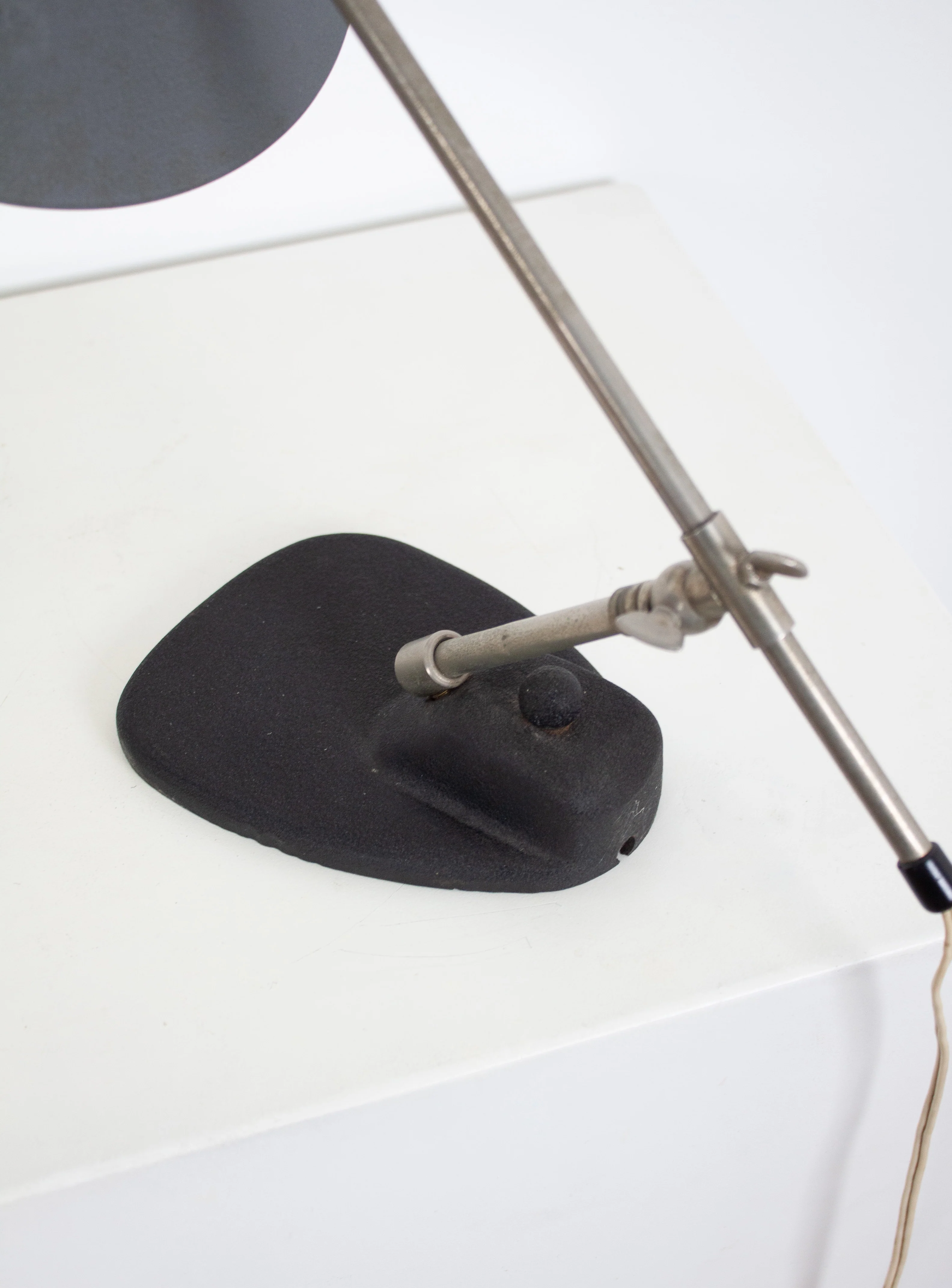 Metal Desk Lamp in style of Stilnovo or Cosack (Grey) - Image 7