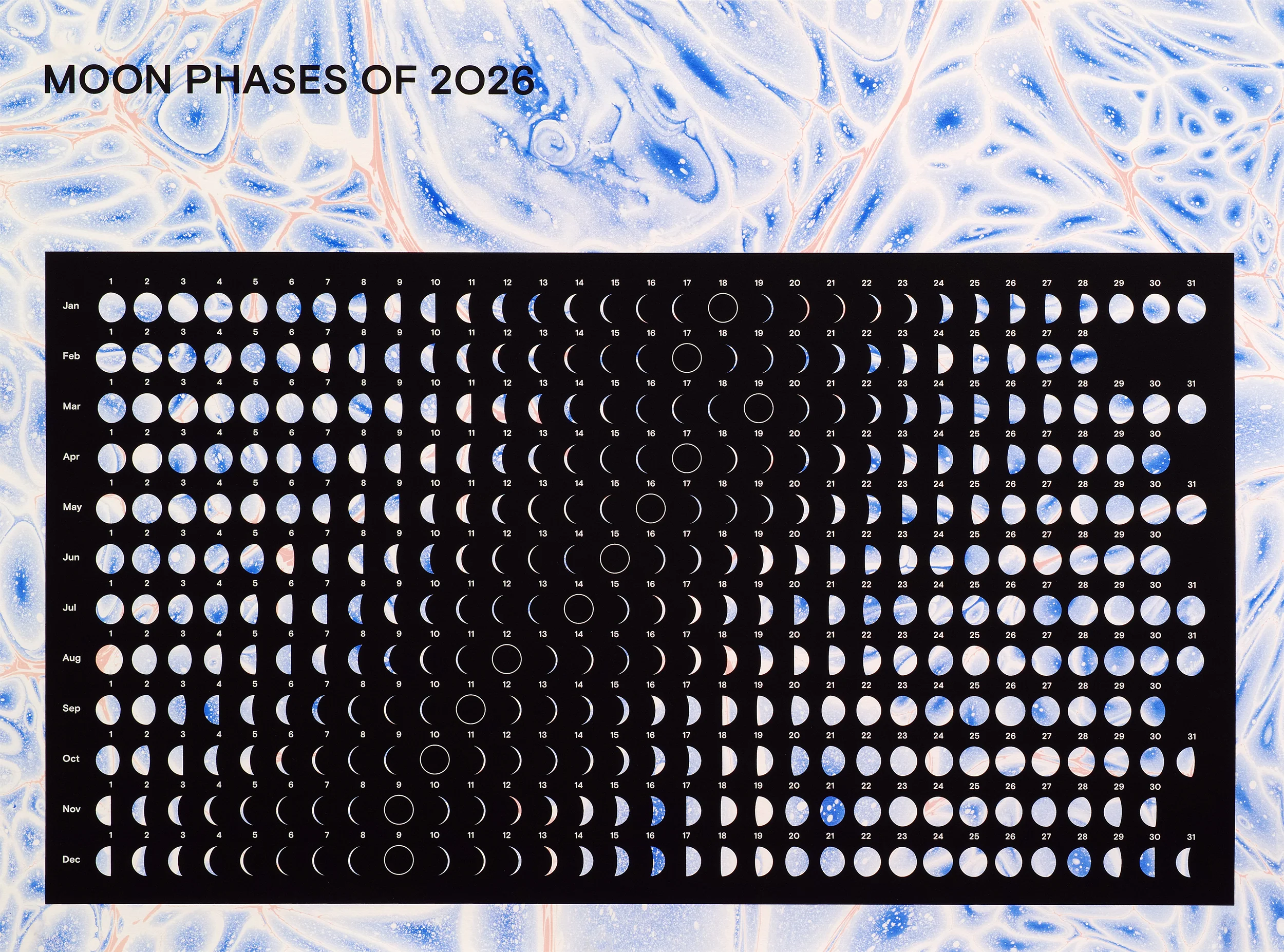 Moon Phases of 2026 by Maayan Elyakim - Image 10