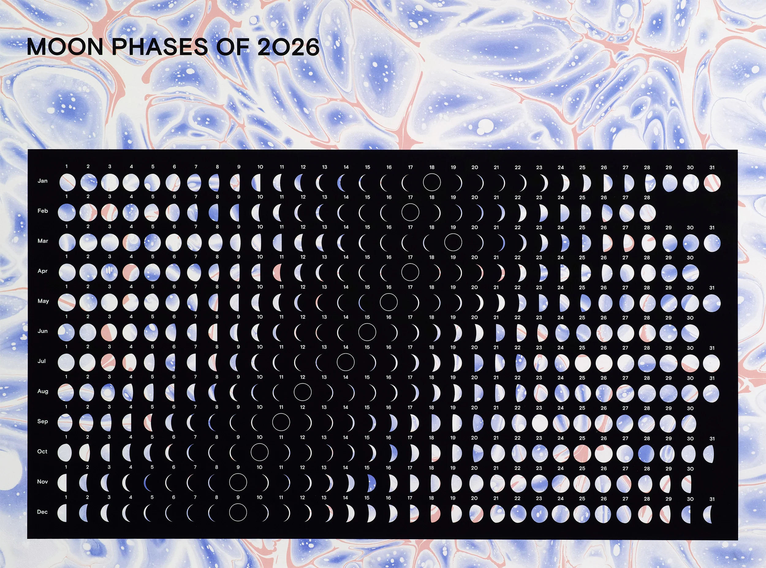 Moon Phases of 2026 by Maayan Elyakim - Image 6