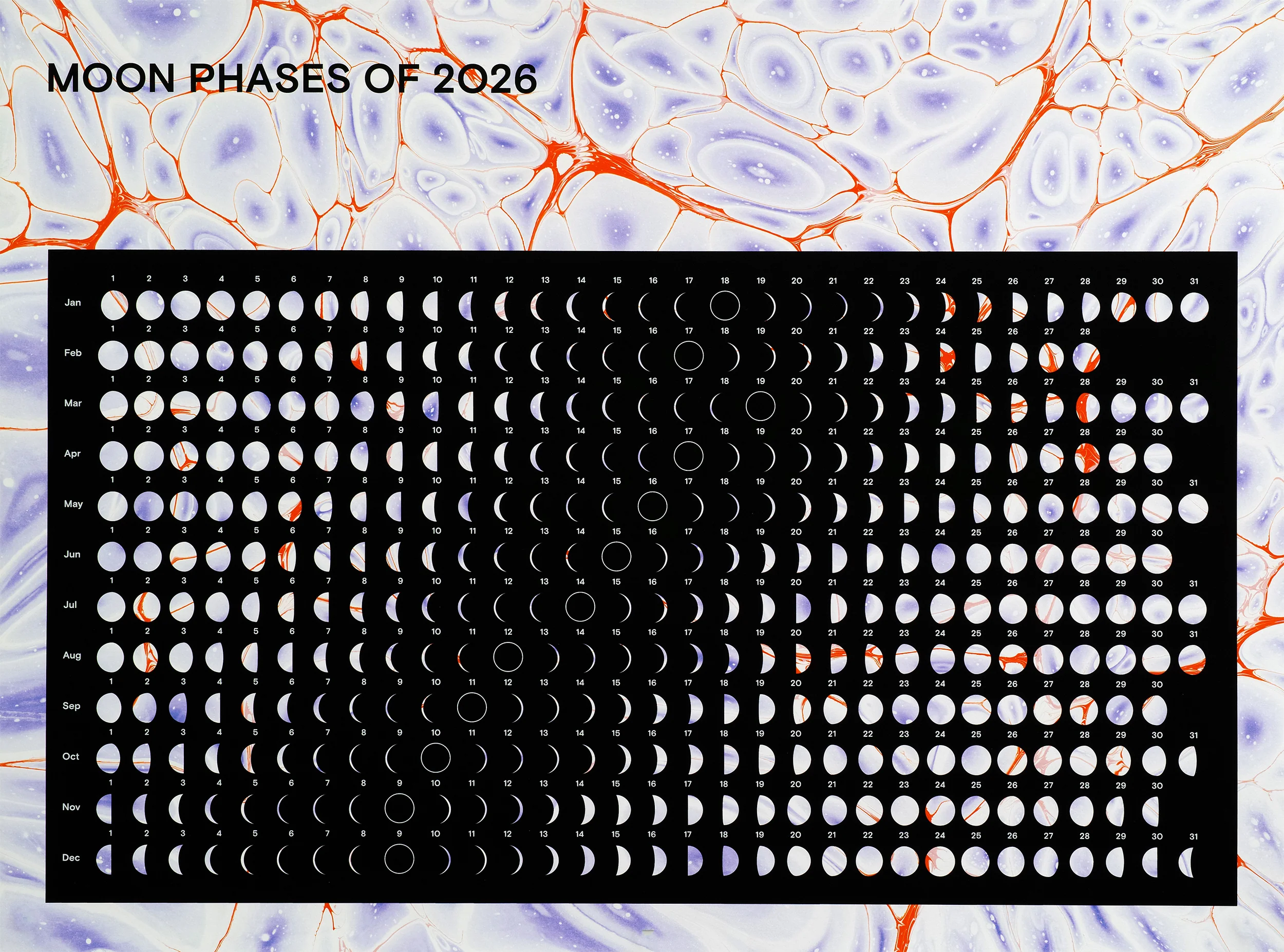 Moon Phases of 2026 by Maayan Elyakim - Image 8