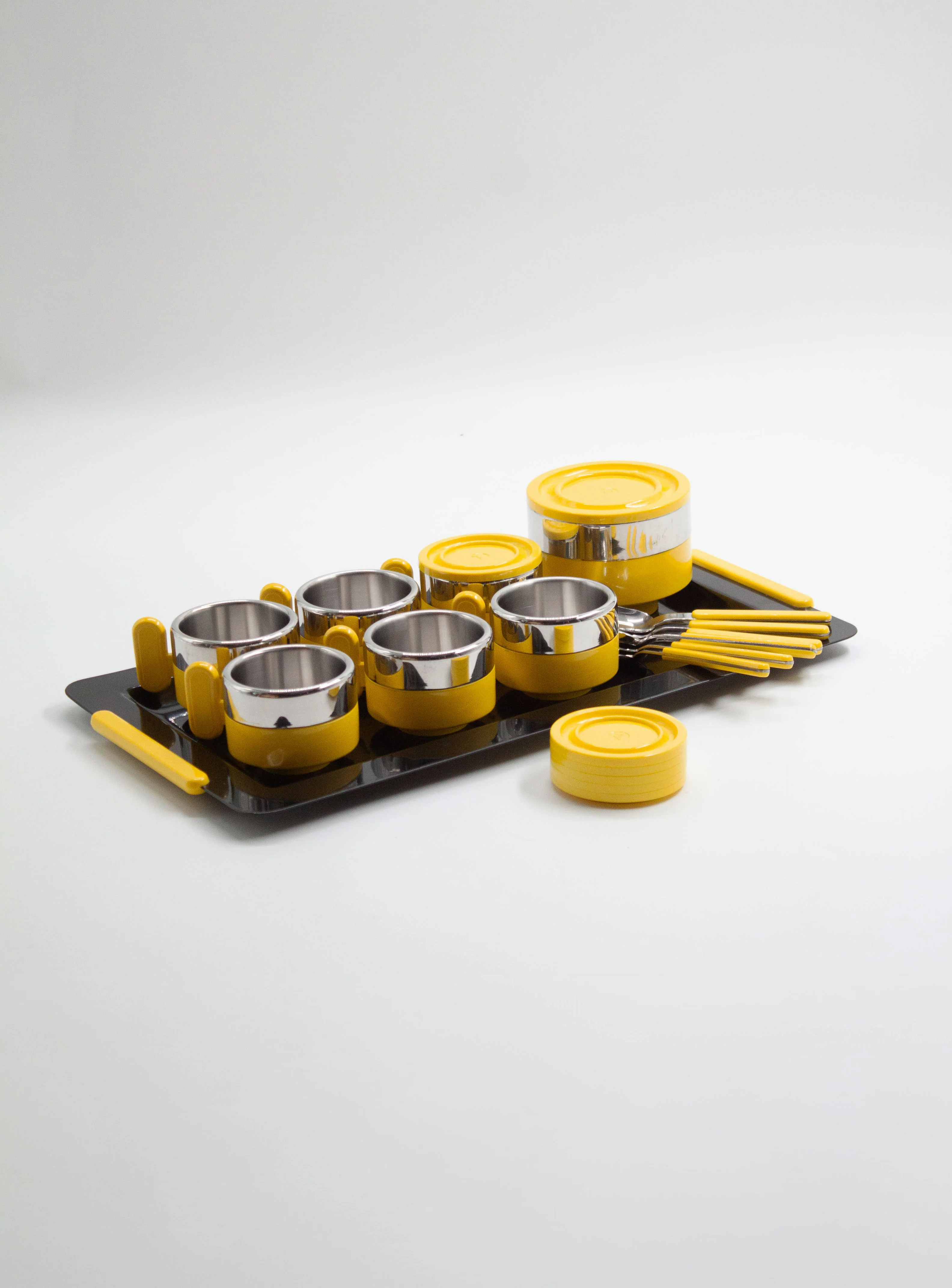 Morinox Italy Stainless Steel Espresso Set (Yellow)