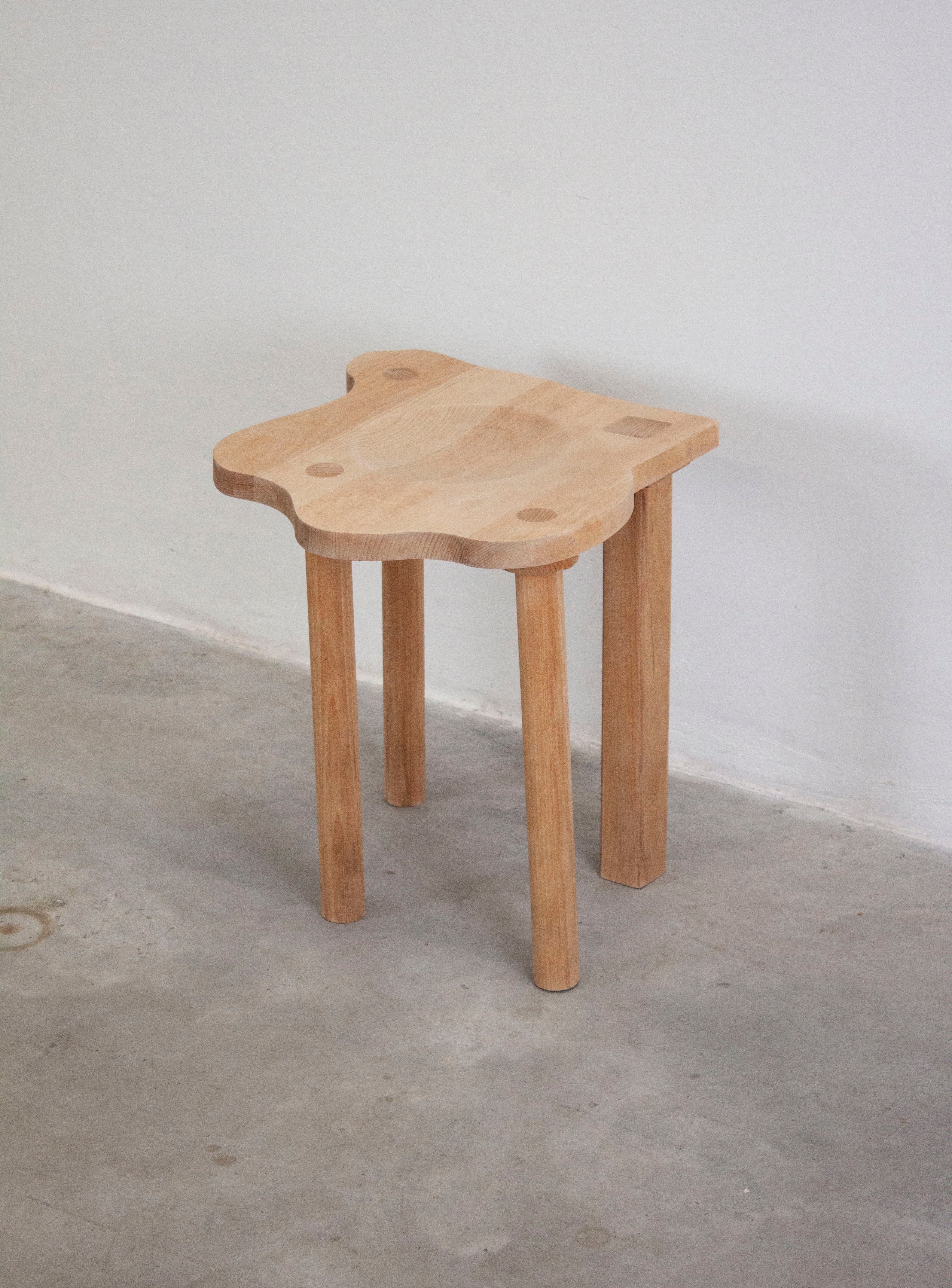Oak Stool by E.R.A. Herbst
