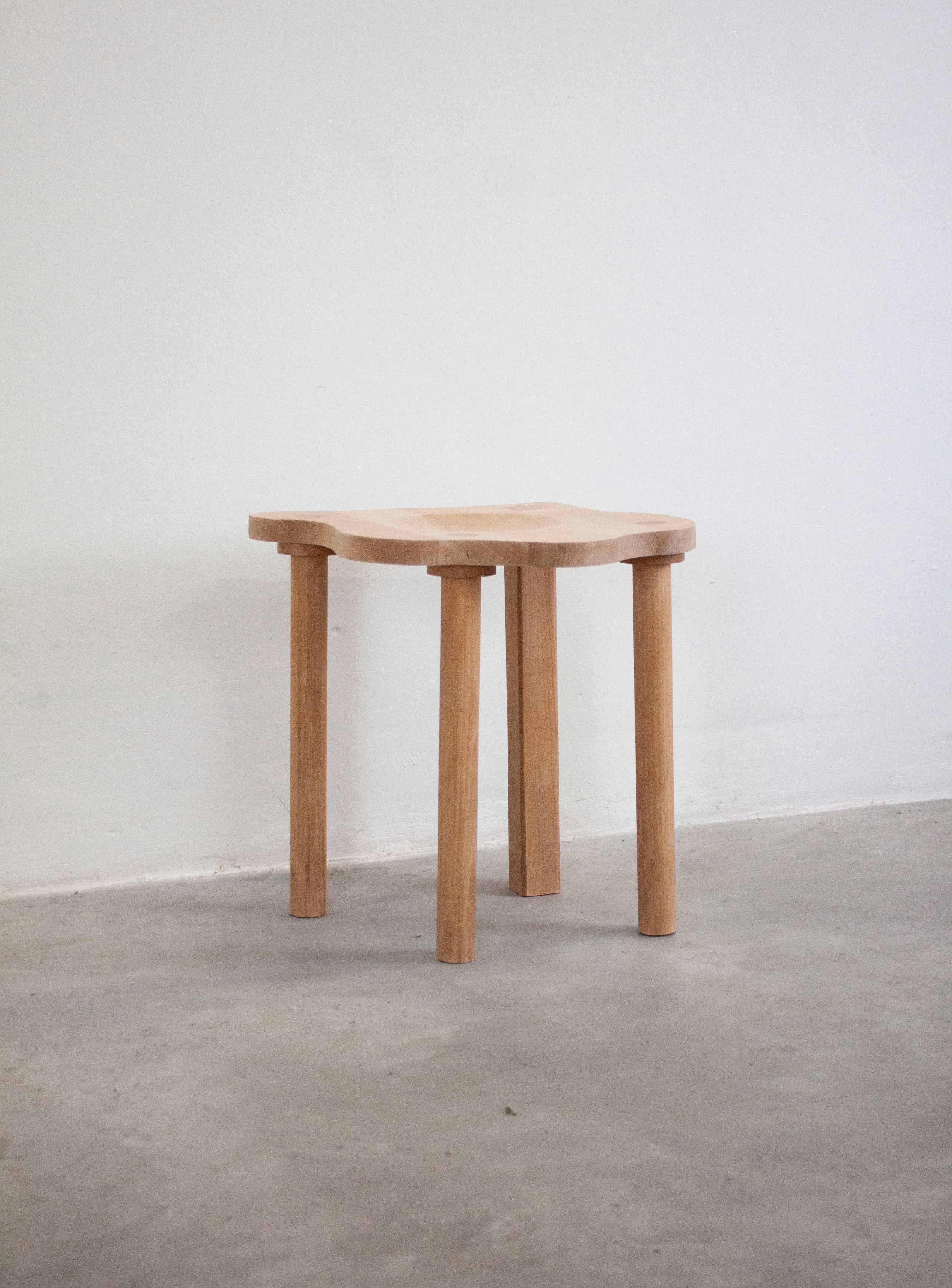 Oak Stool by E.R.A. Herbst - Image 3