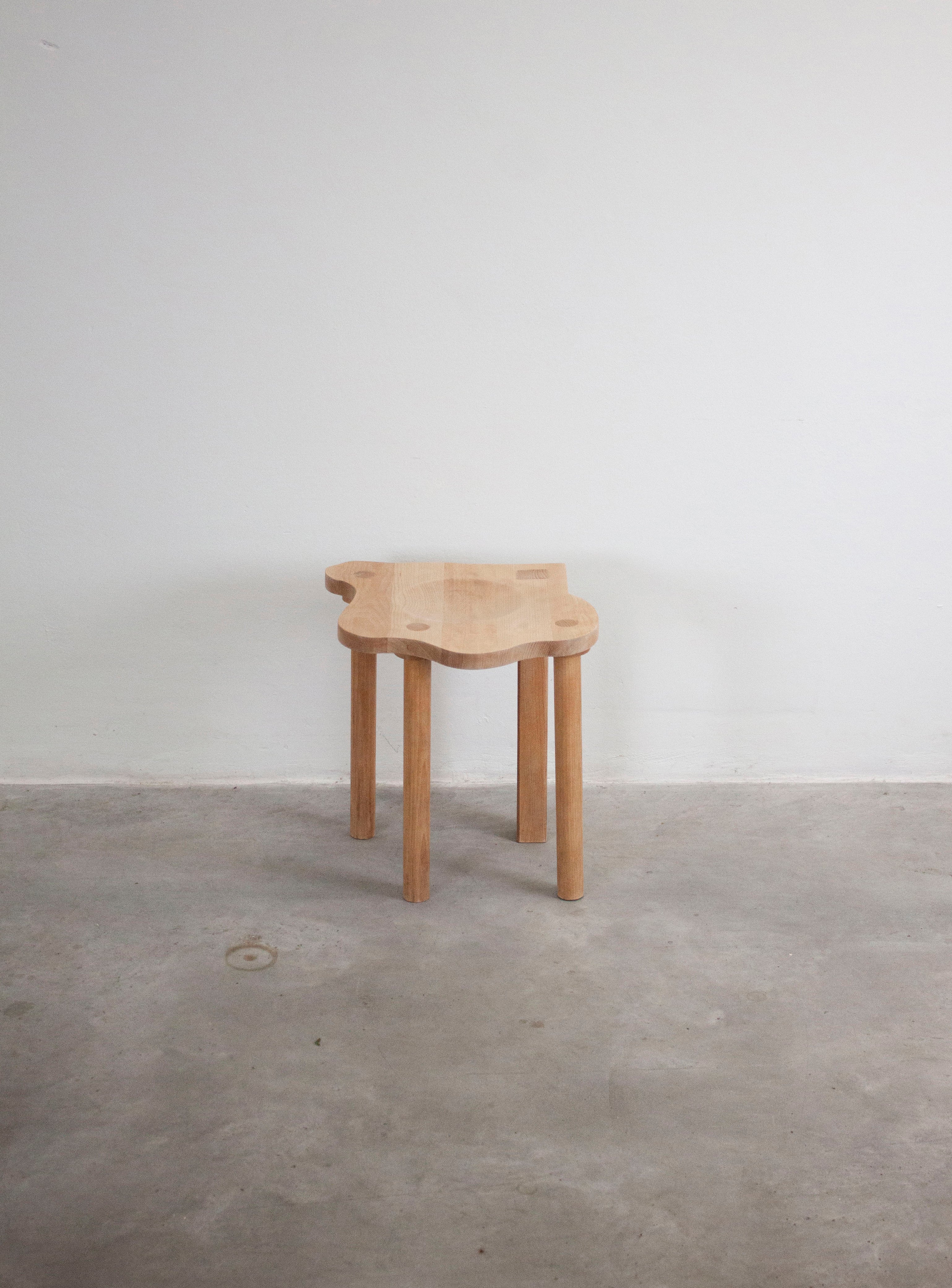 Oak Stool by E.R.A. Herbst - Image 4