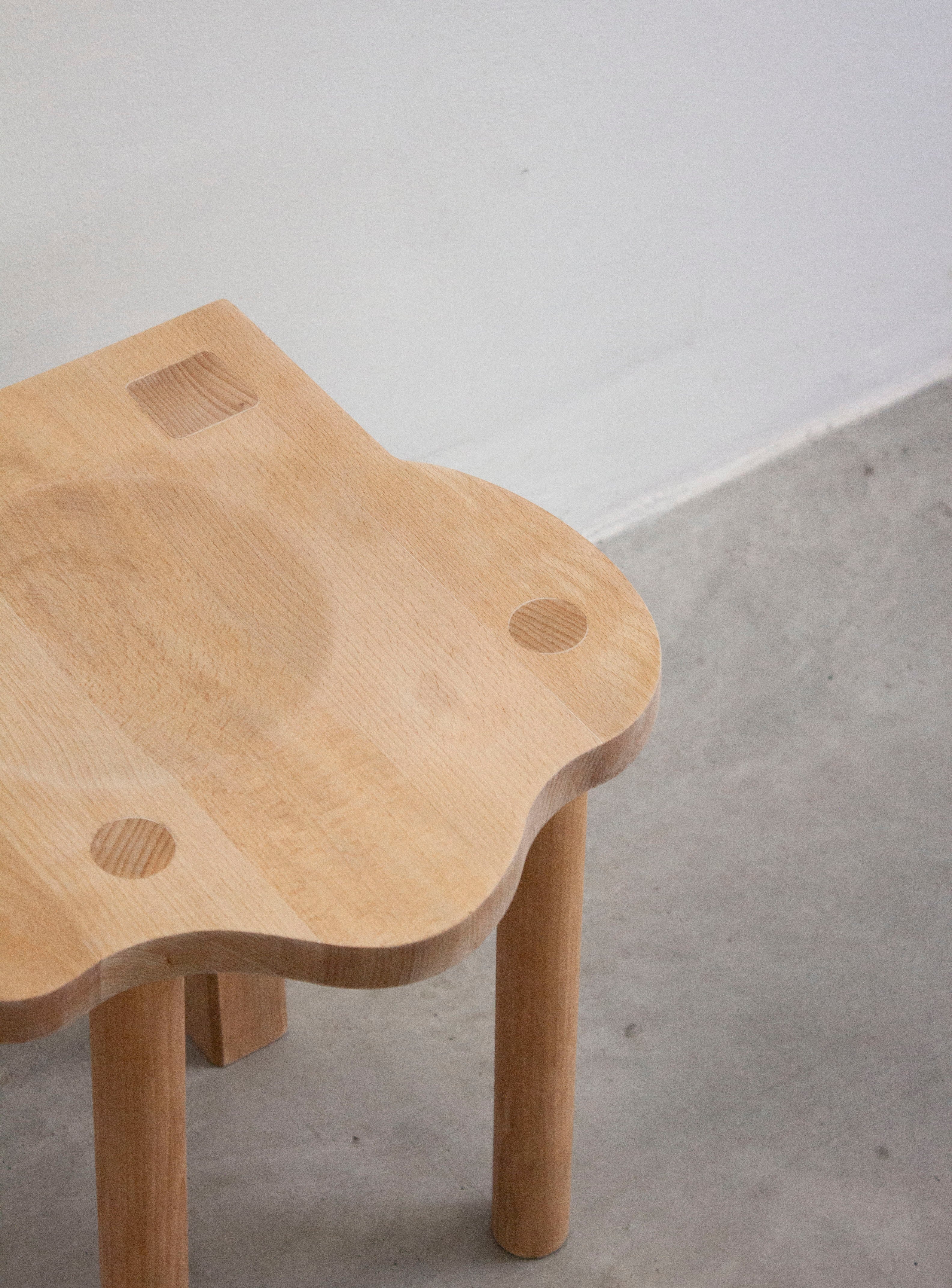 Oak Stool by E.R.A. Herbst - Image 7