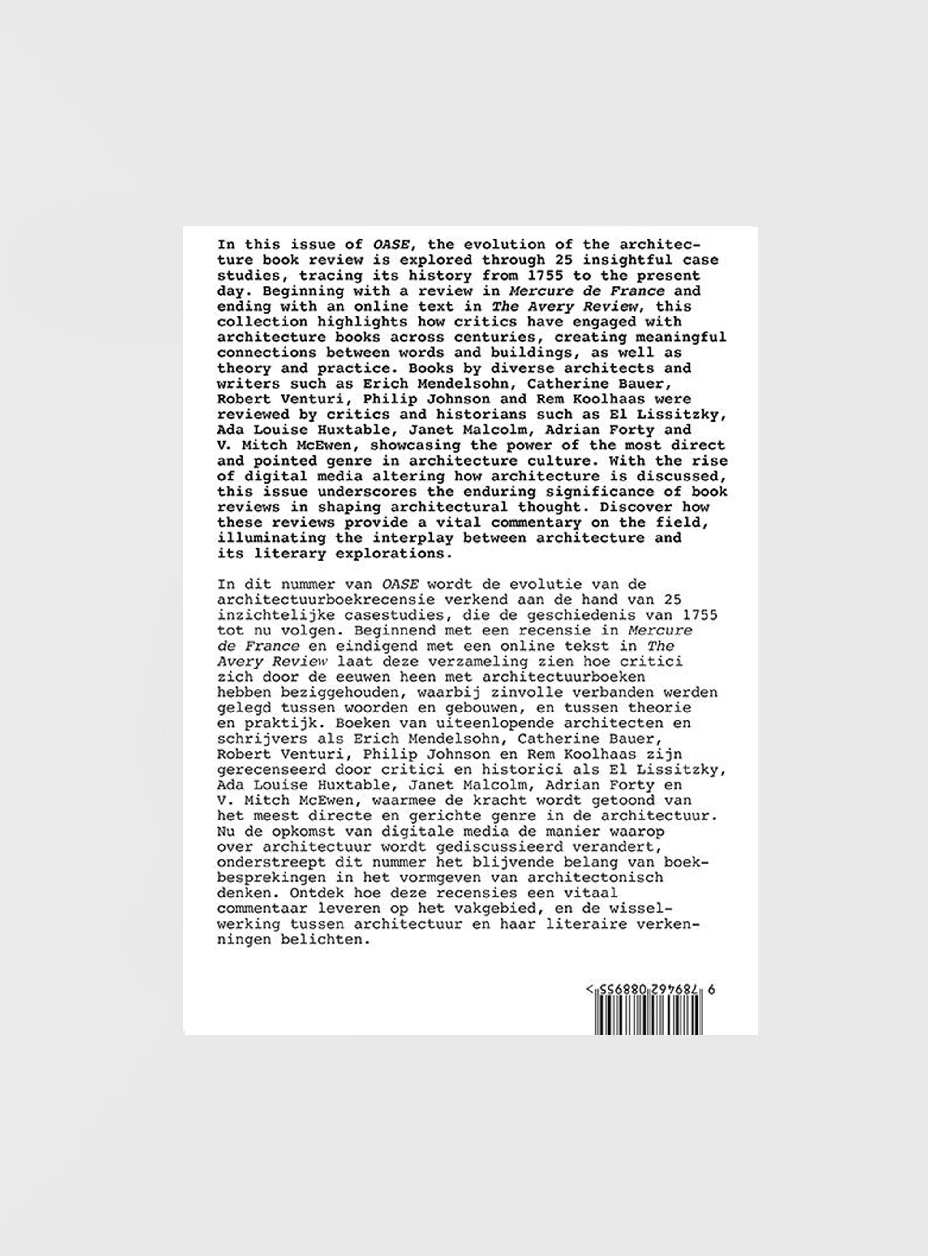 Oase 118: Book Reviews - From Words to Buildings - Image 2