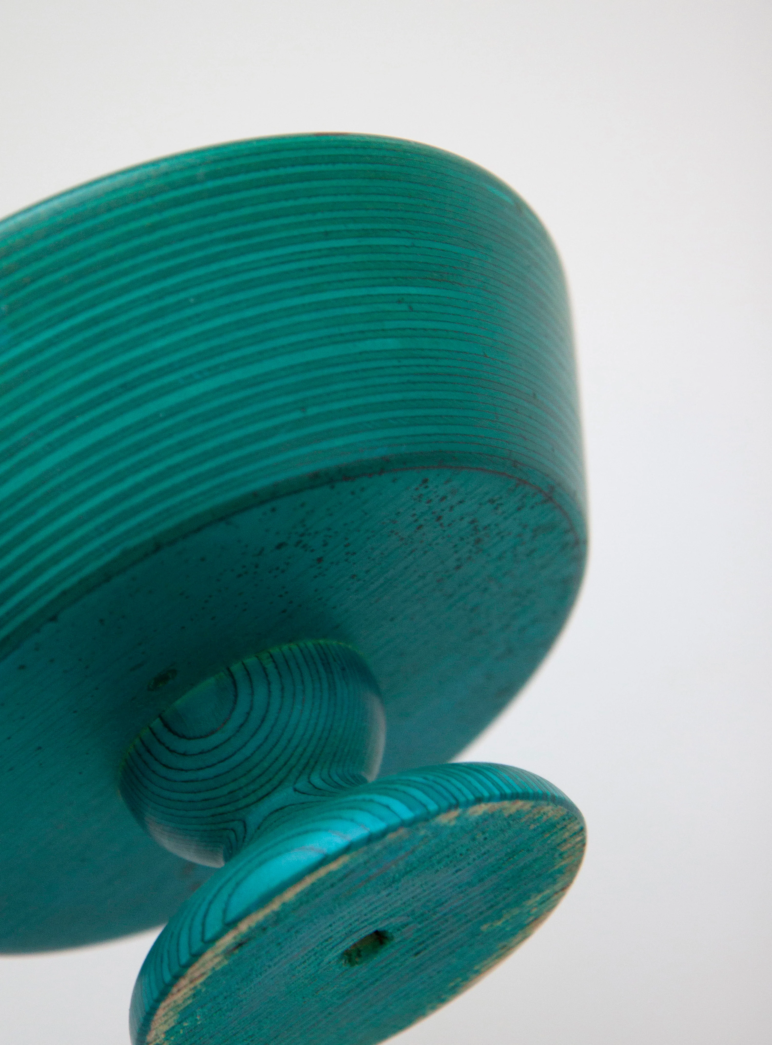 Paavo Asikainen Wooden Bowl (Turquoise) - Image 11