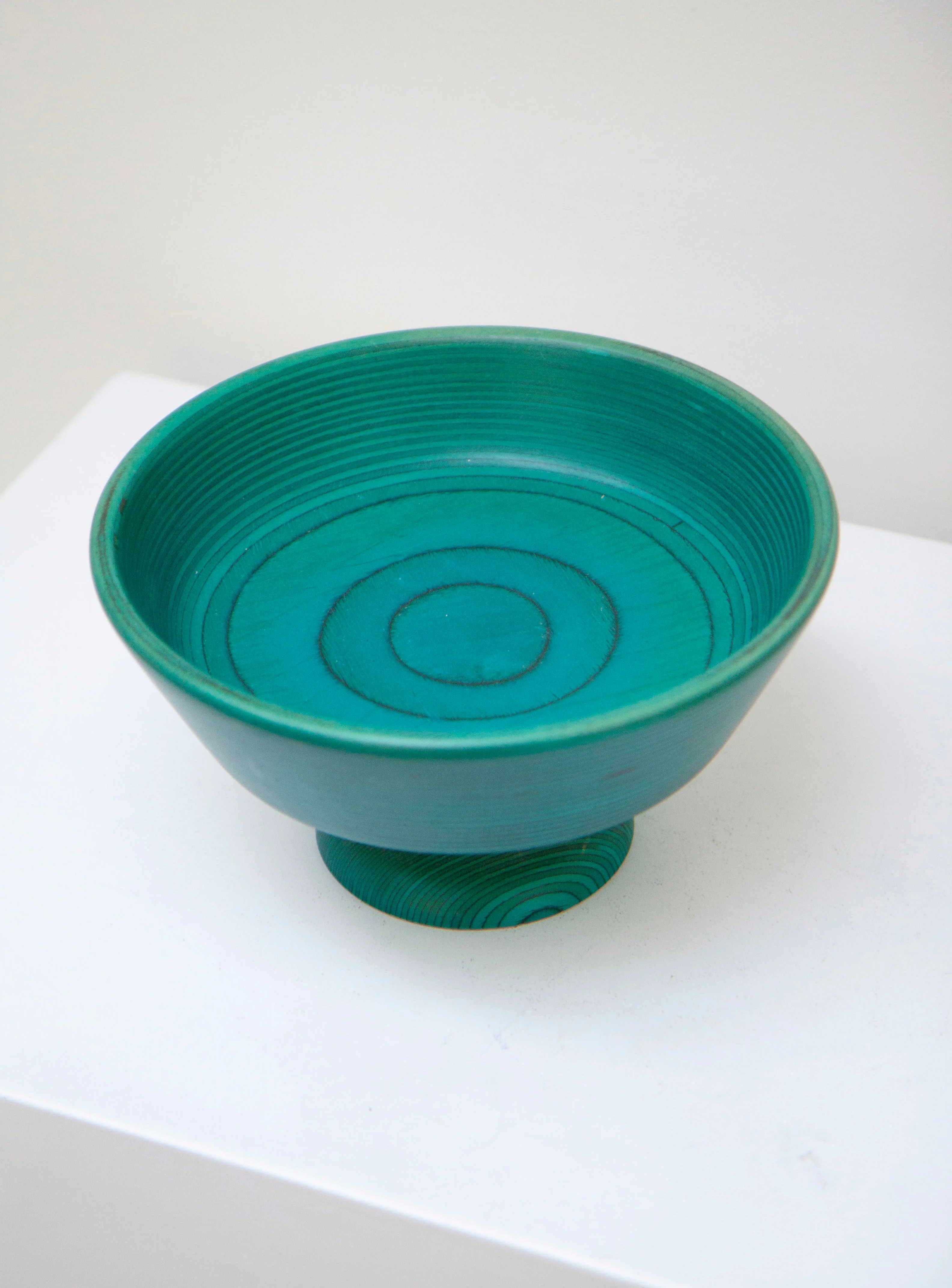 Paavo Asikainen Wooden Bowl (Turquoise) - Image 4