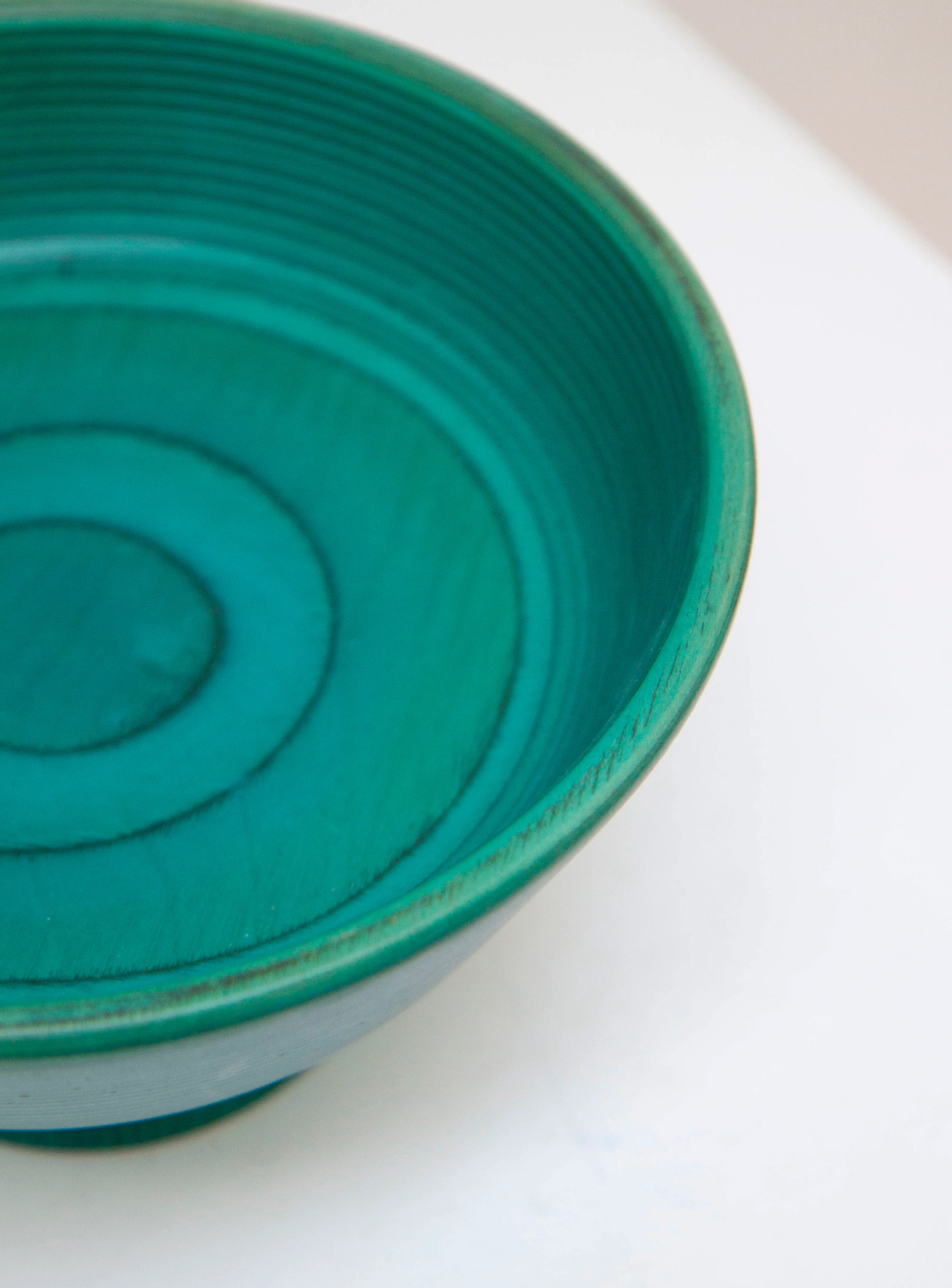 Paavo Asikainen Wooden Bowl (Turquoise) - Image 6