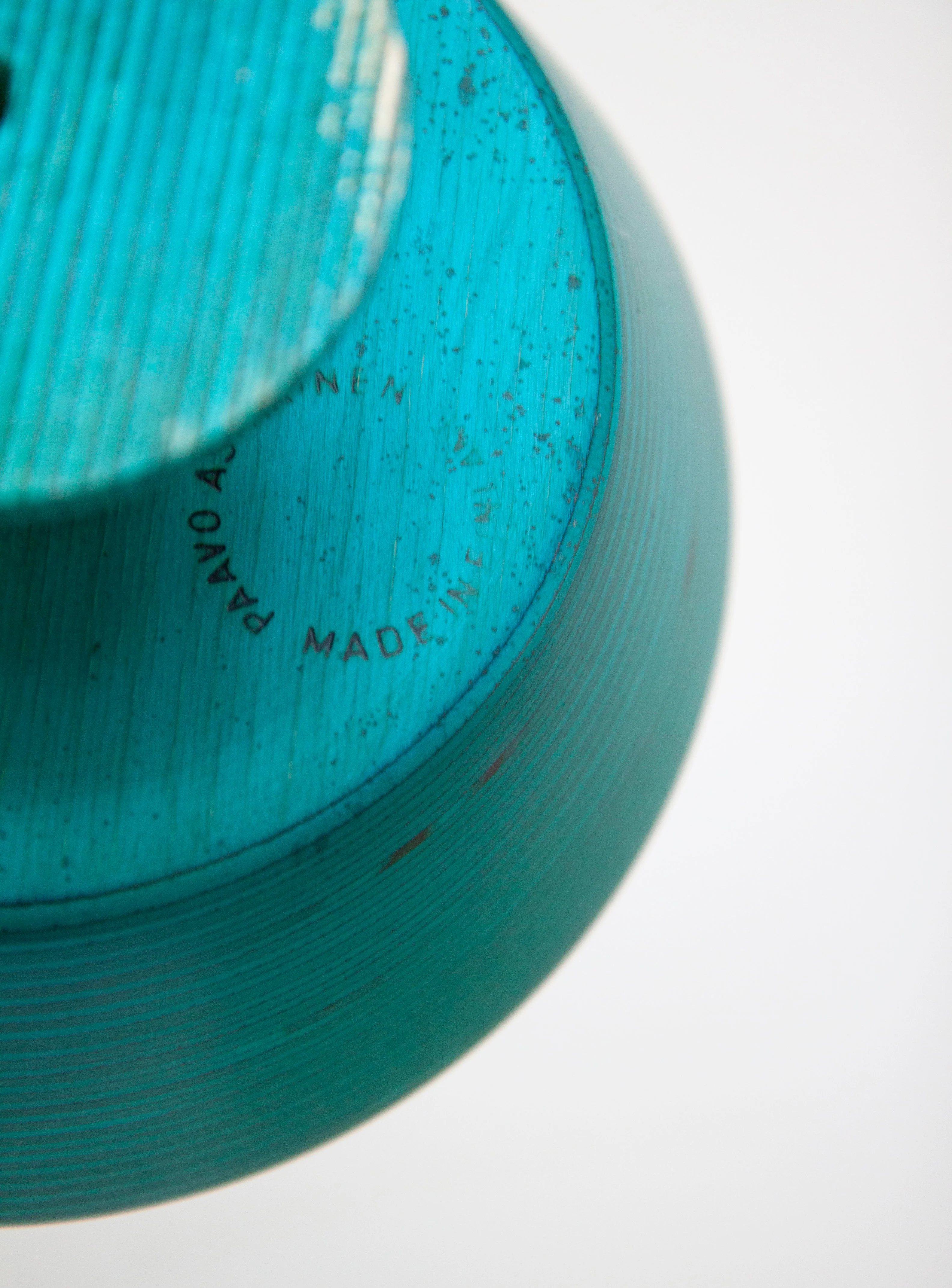 Paavo Asikainen Wooden Bowl (Turquoise) - Image 8