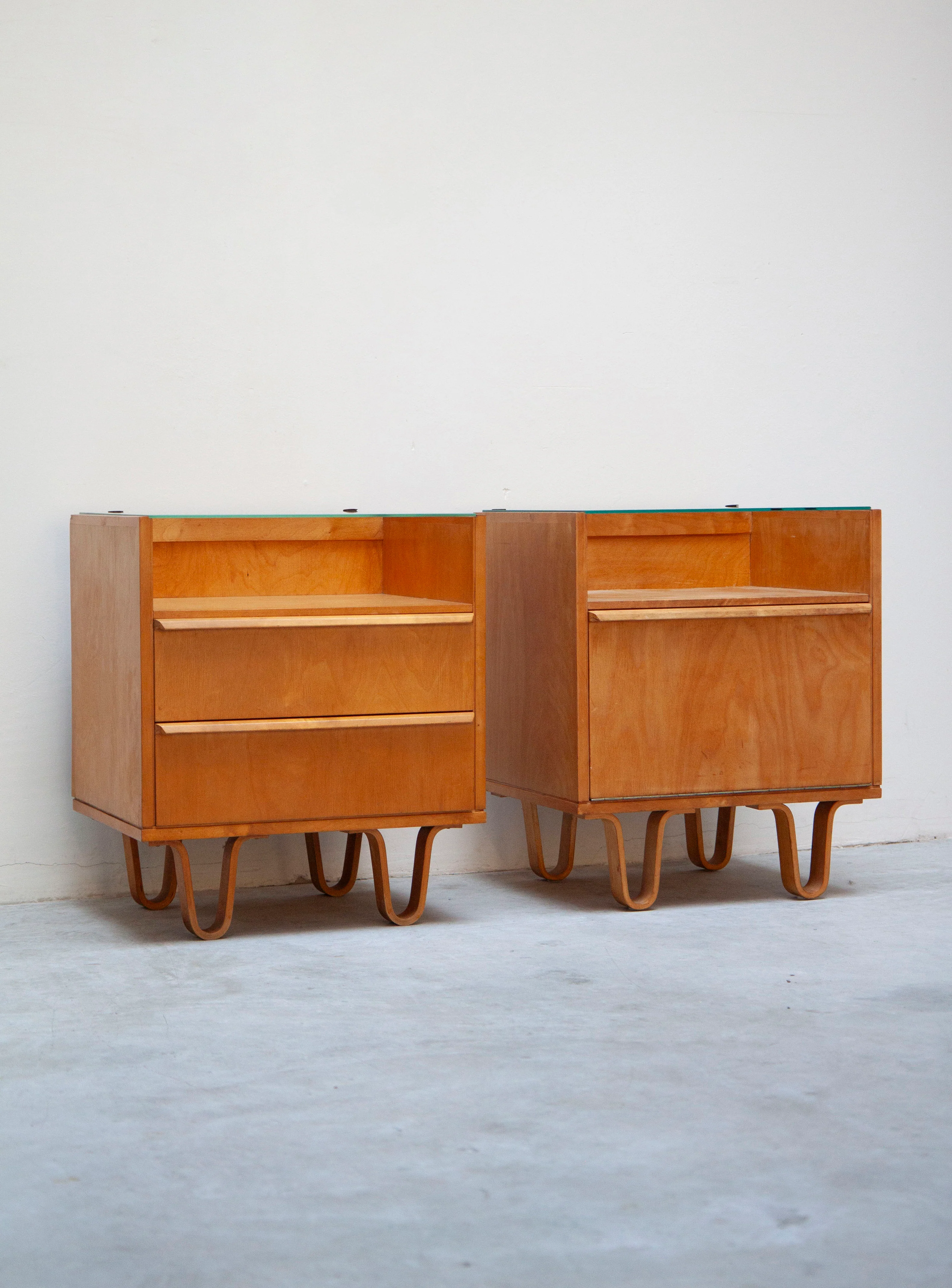 Pastoe NB01 & NB02 Nightstands by Cees Braakman