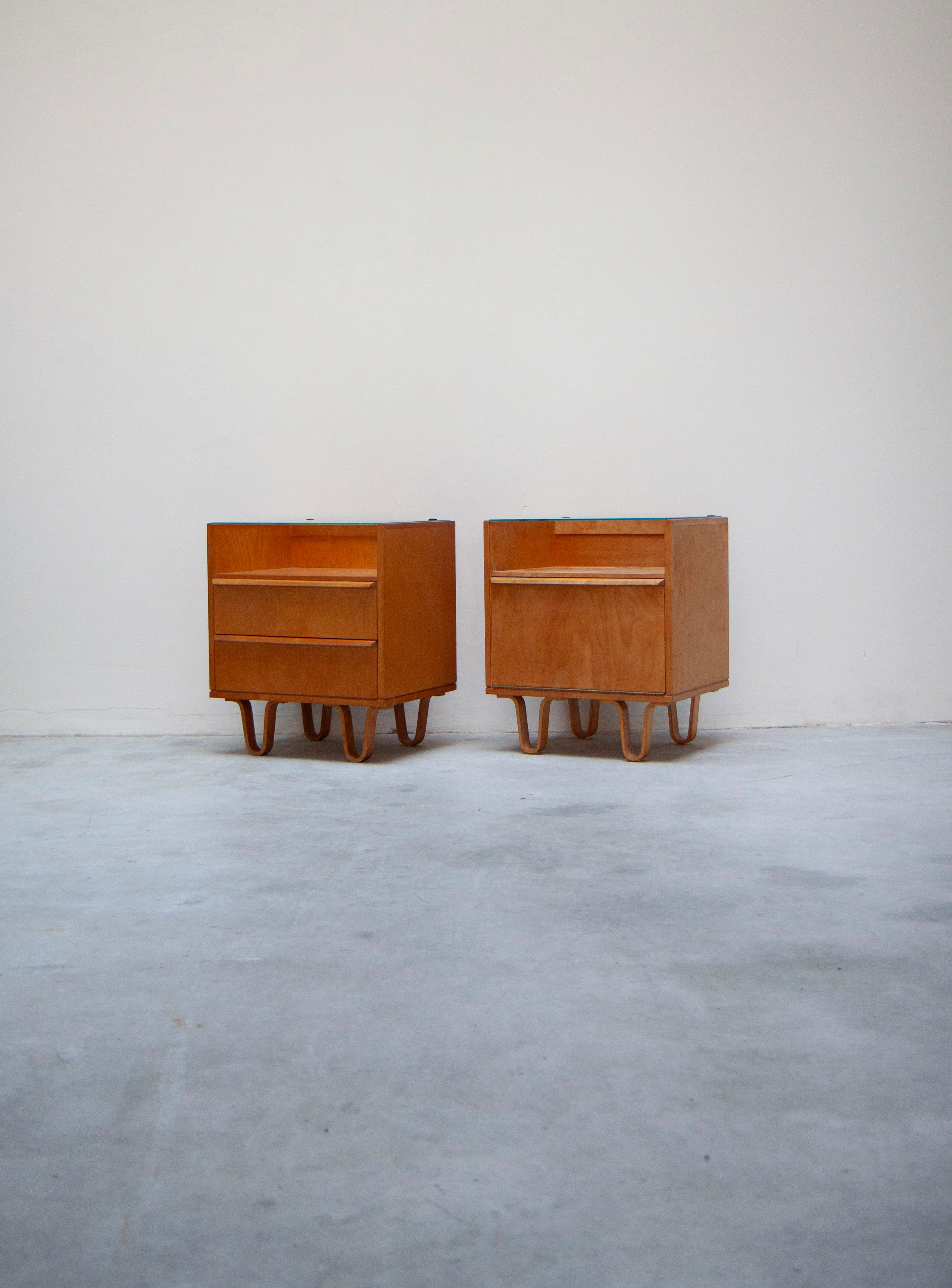 Pastoe NB01 & NB02 Nightstands by Cees Braakman - Image 3