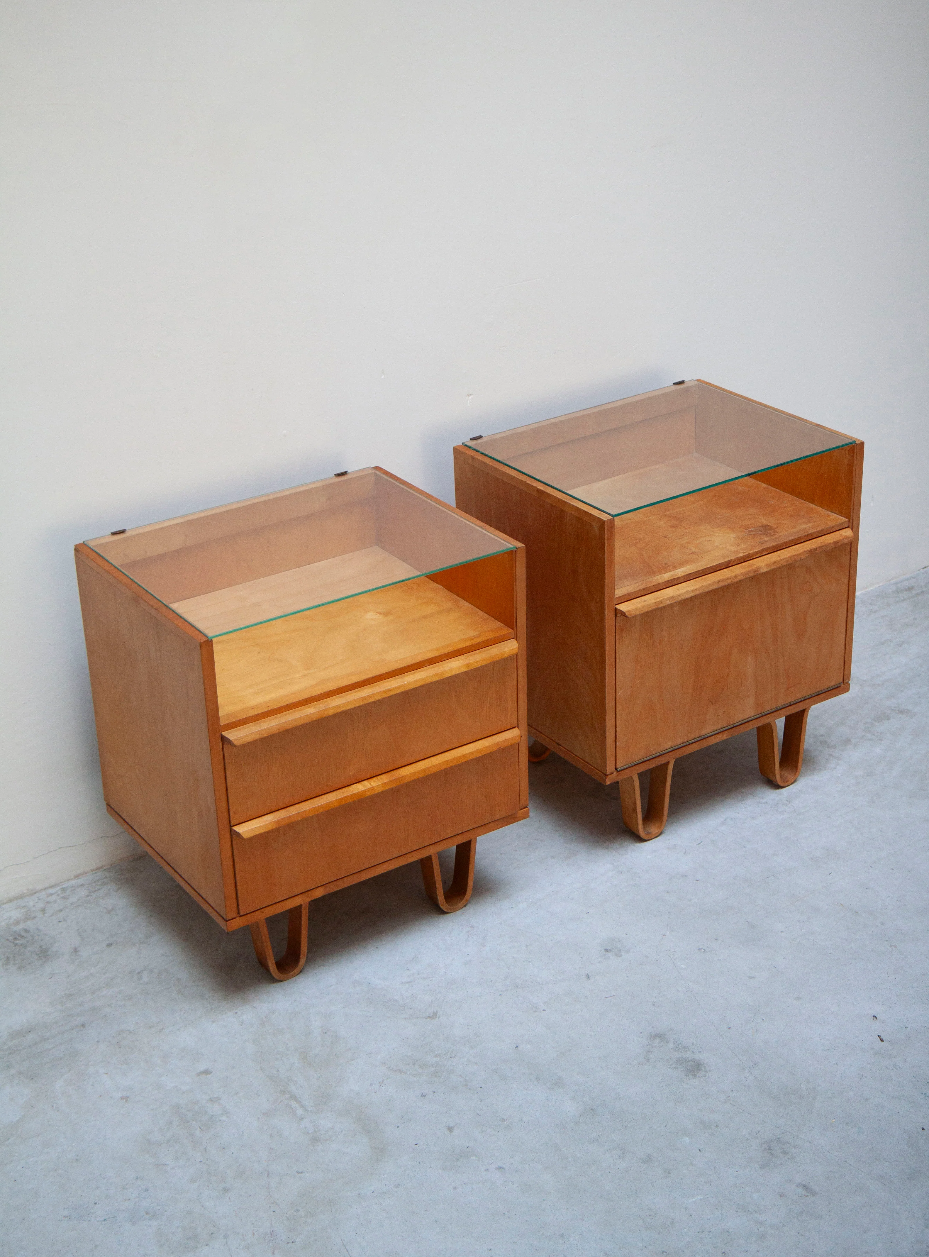 Pastoe NB01 & NB02 Nightstands by Cees Braakman - Image 5