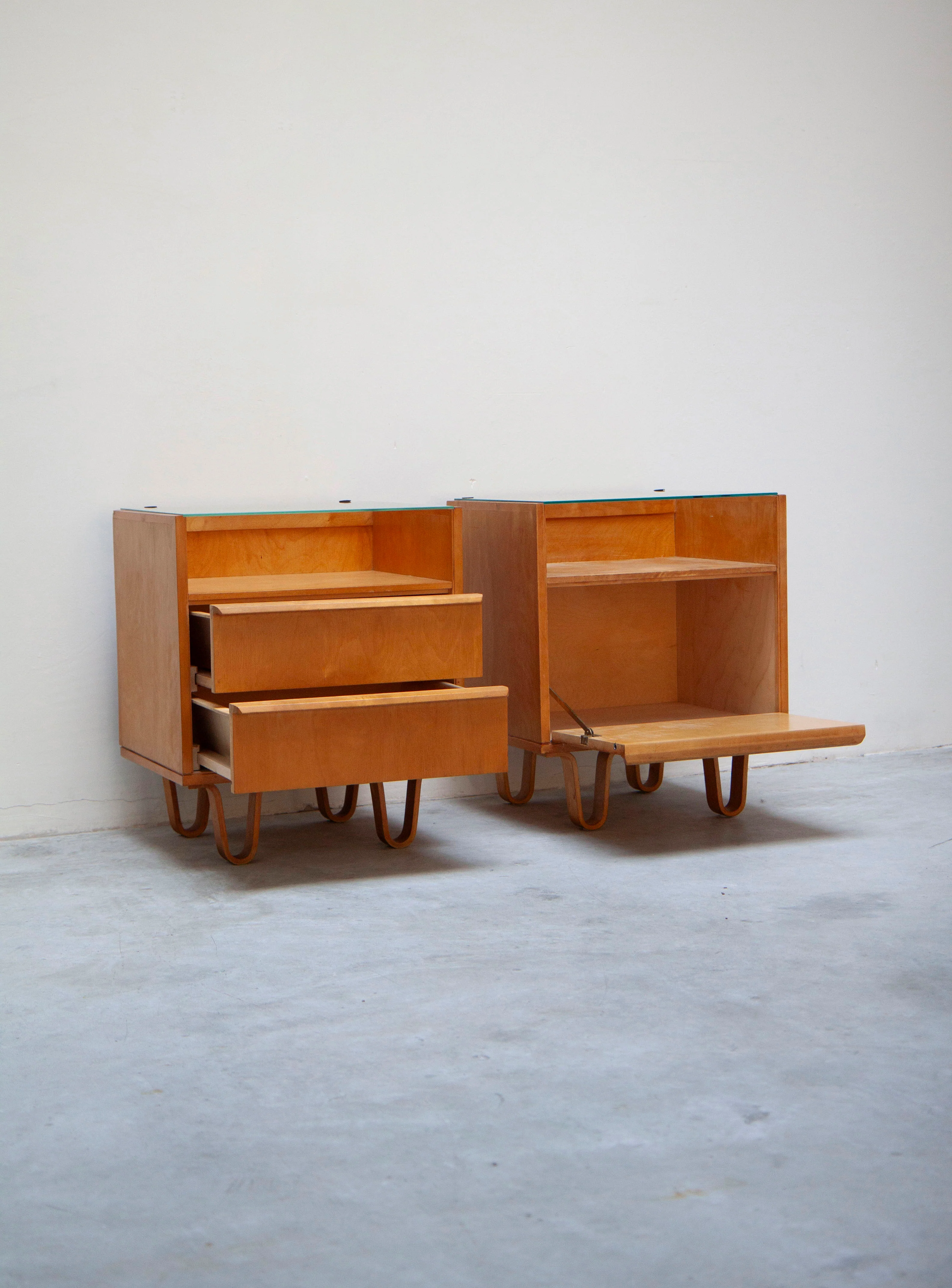 Pastoe NB01 & NB02 Nightstands by Cees Braakman - Image 7