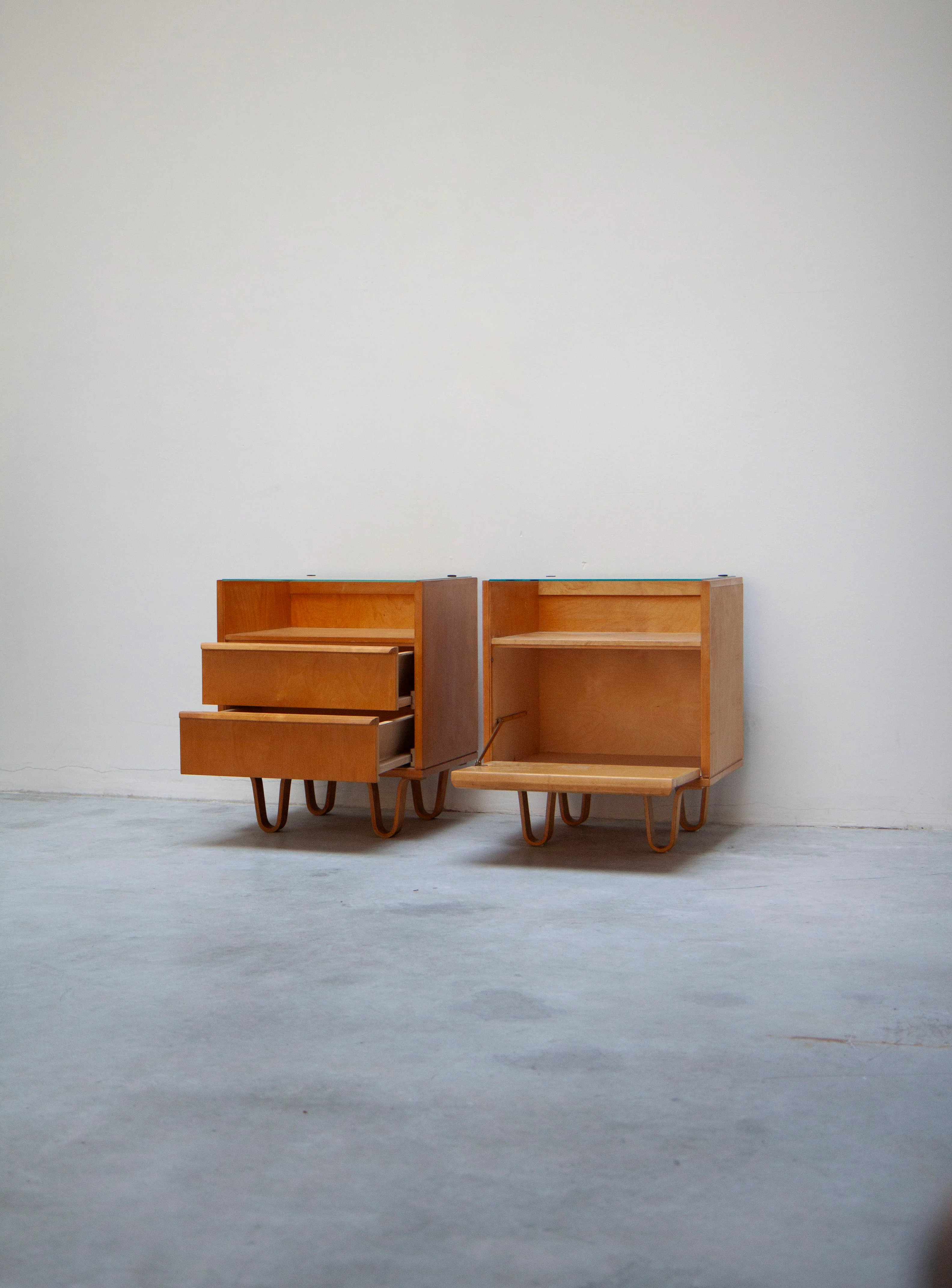 Pastoe NB01 & NB02 Nightstands by Cees Braakman - Image 9