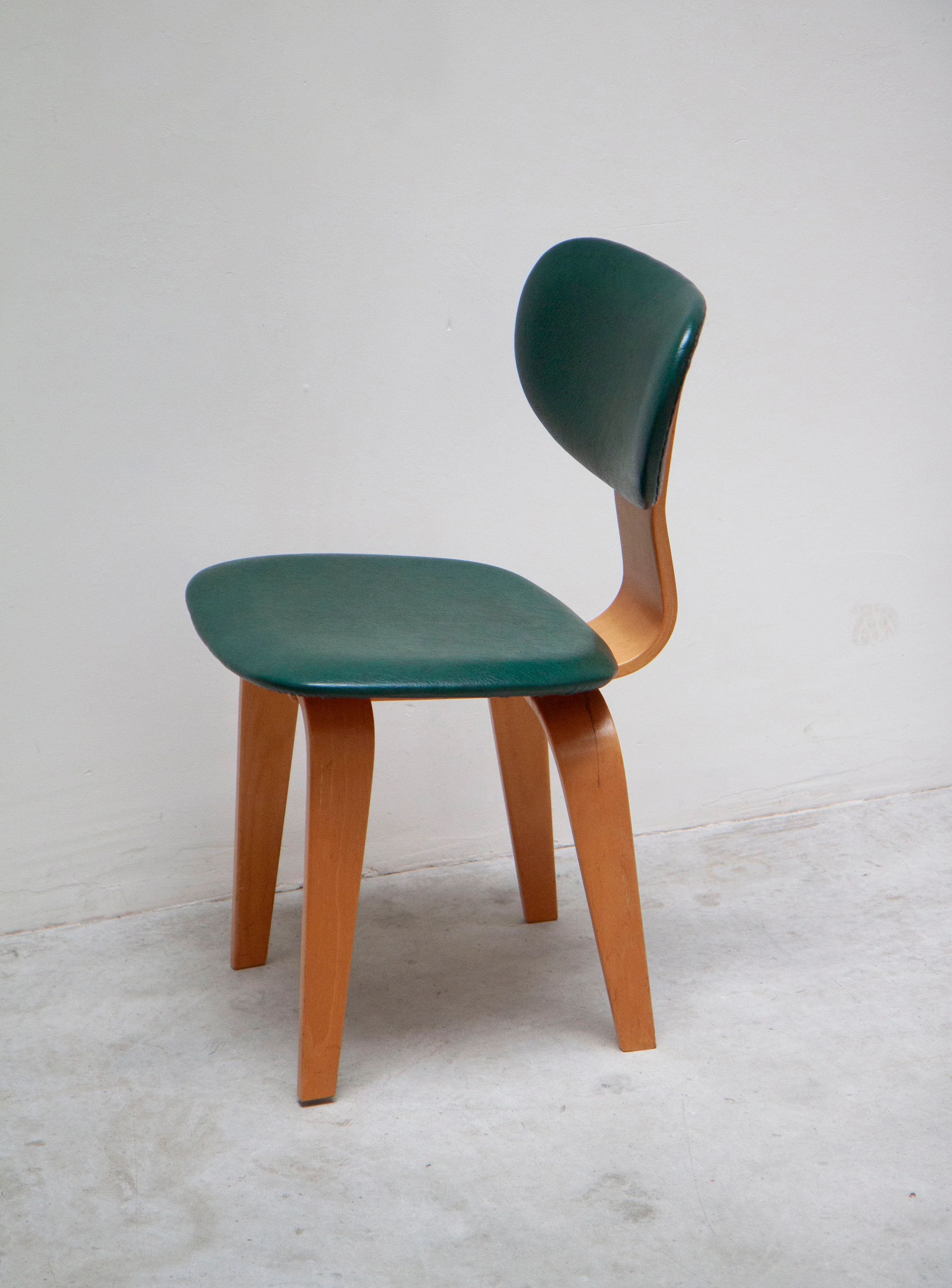 Pastoe SB03 Dining Chairs by Cees Braakman (Green) - Image 17
