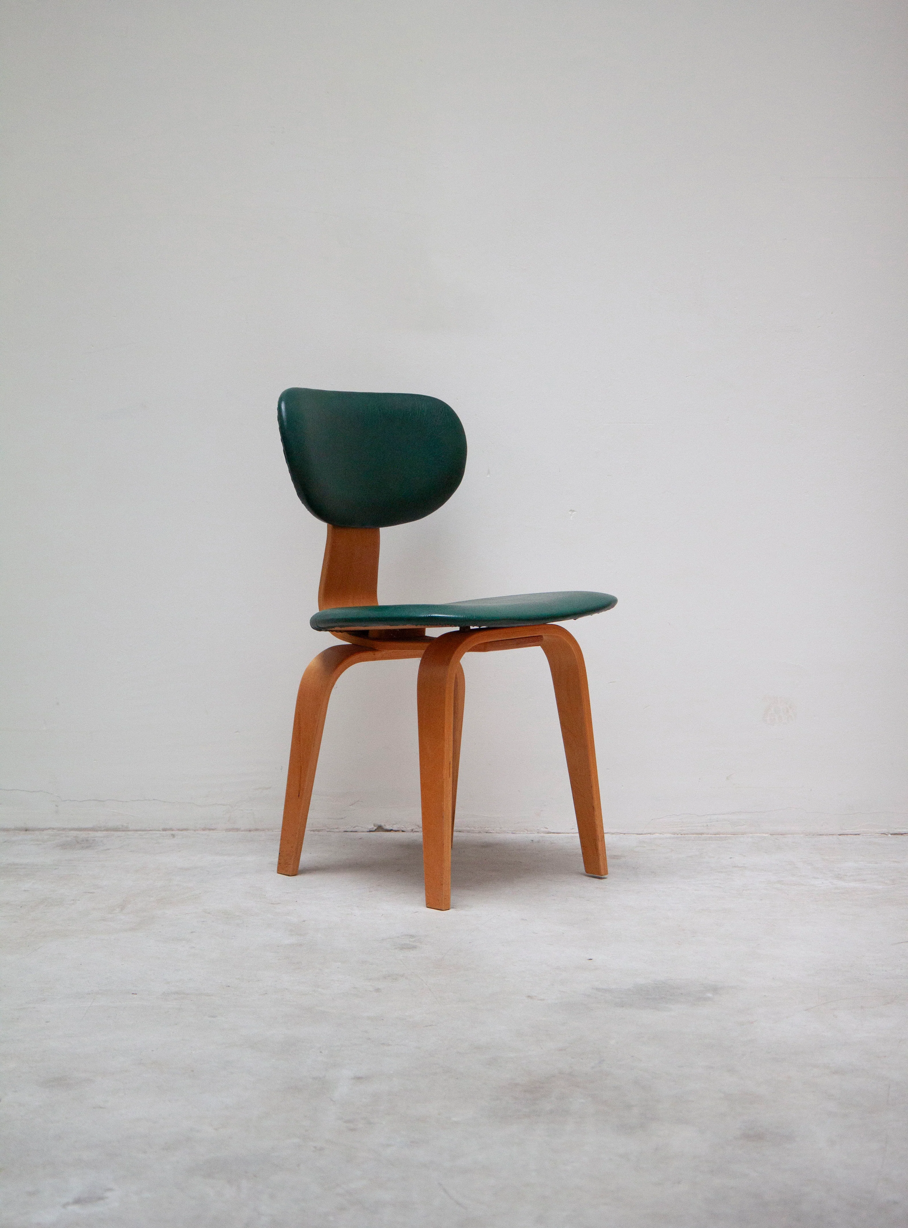Pastoe SB03 Dining Chairs by Cees Braakman (Green) - Image 8