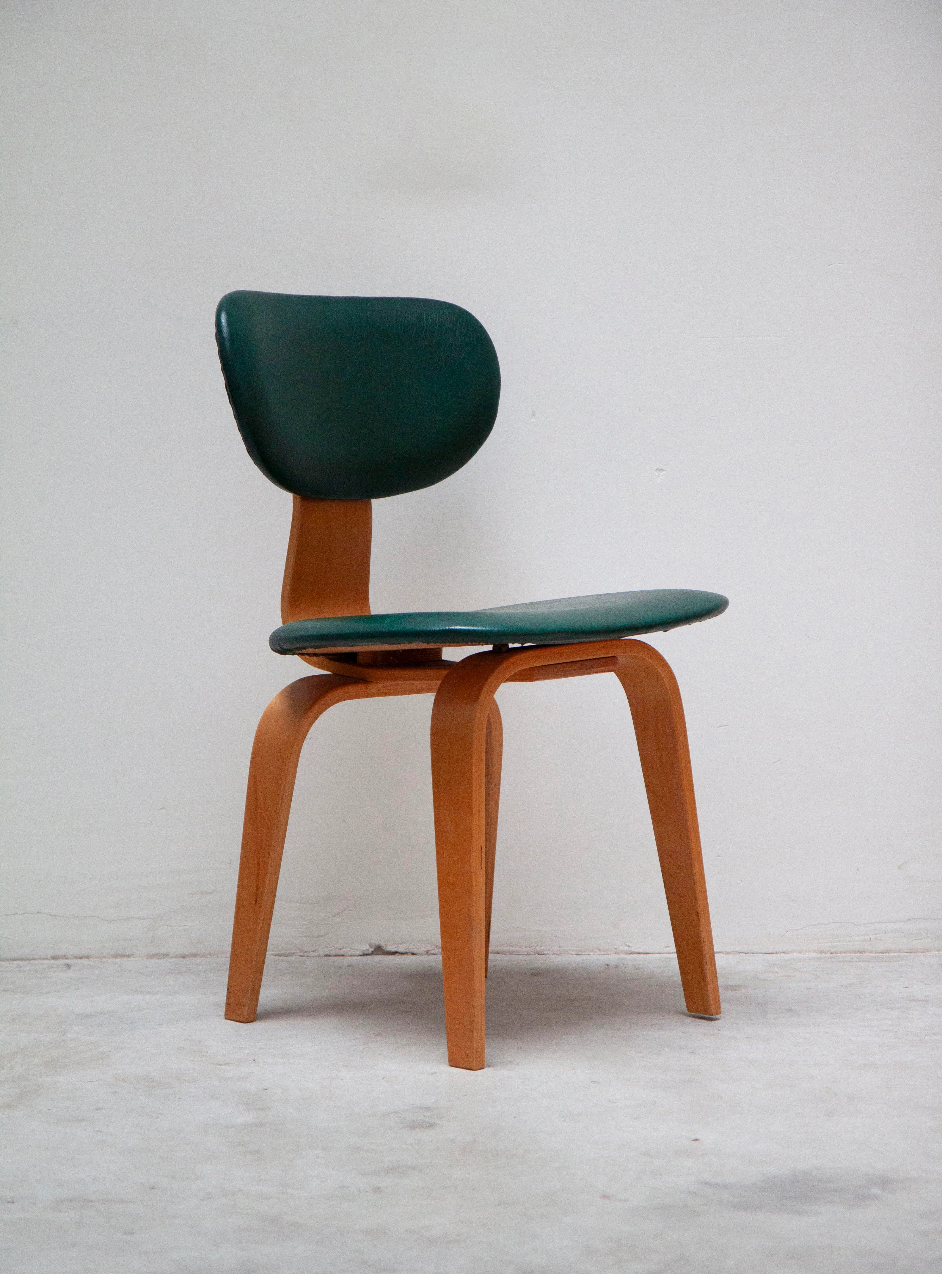 Pastoe SB03 Dining Chairs by Cees Braakman (Green) - Image 9