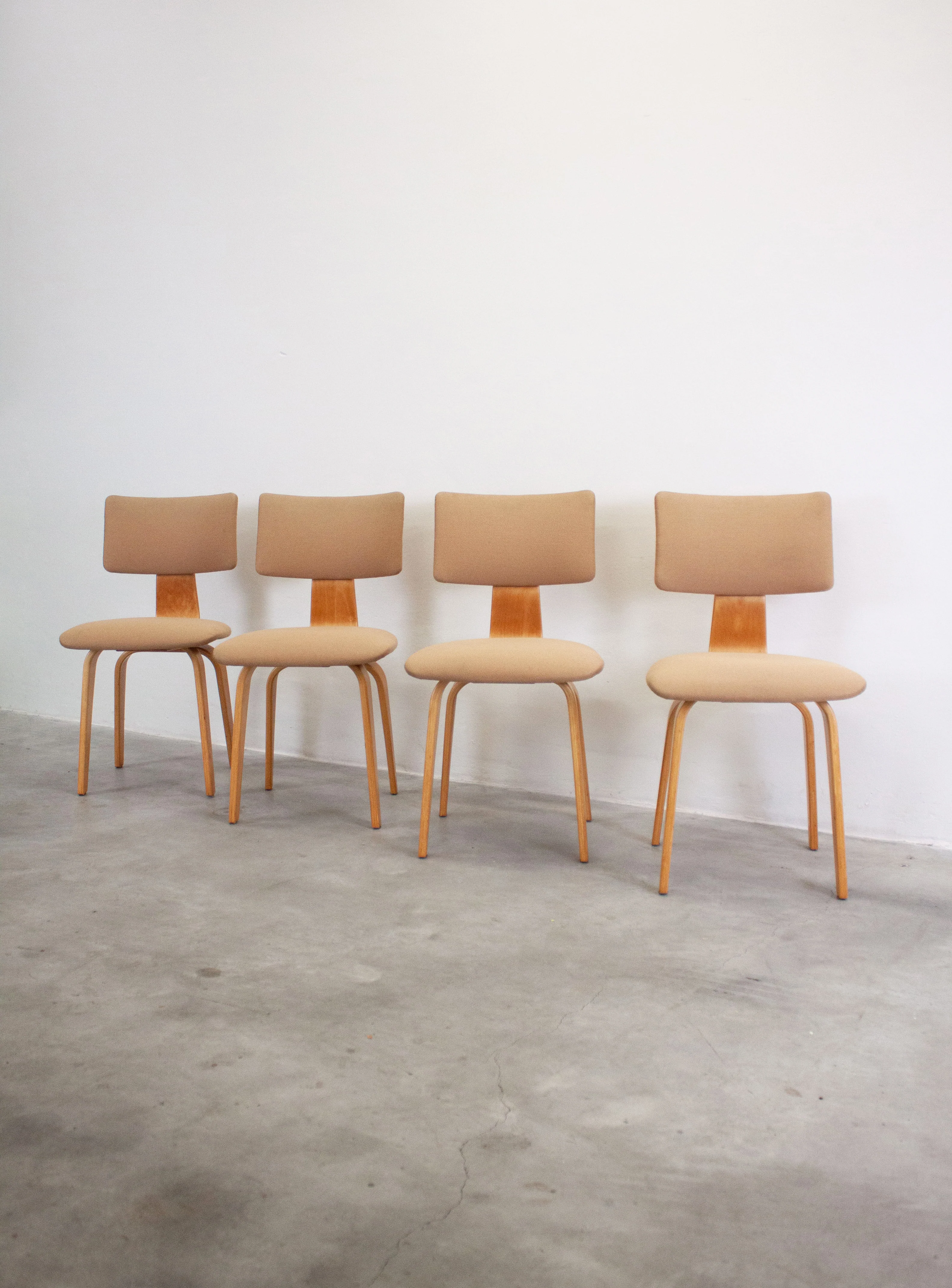 Pastoe SB03 Dining Chairs by Cees Braakman (Sand) - Image 11