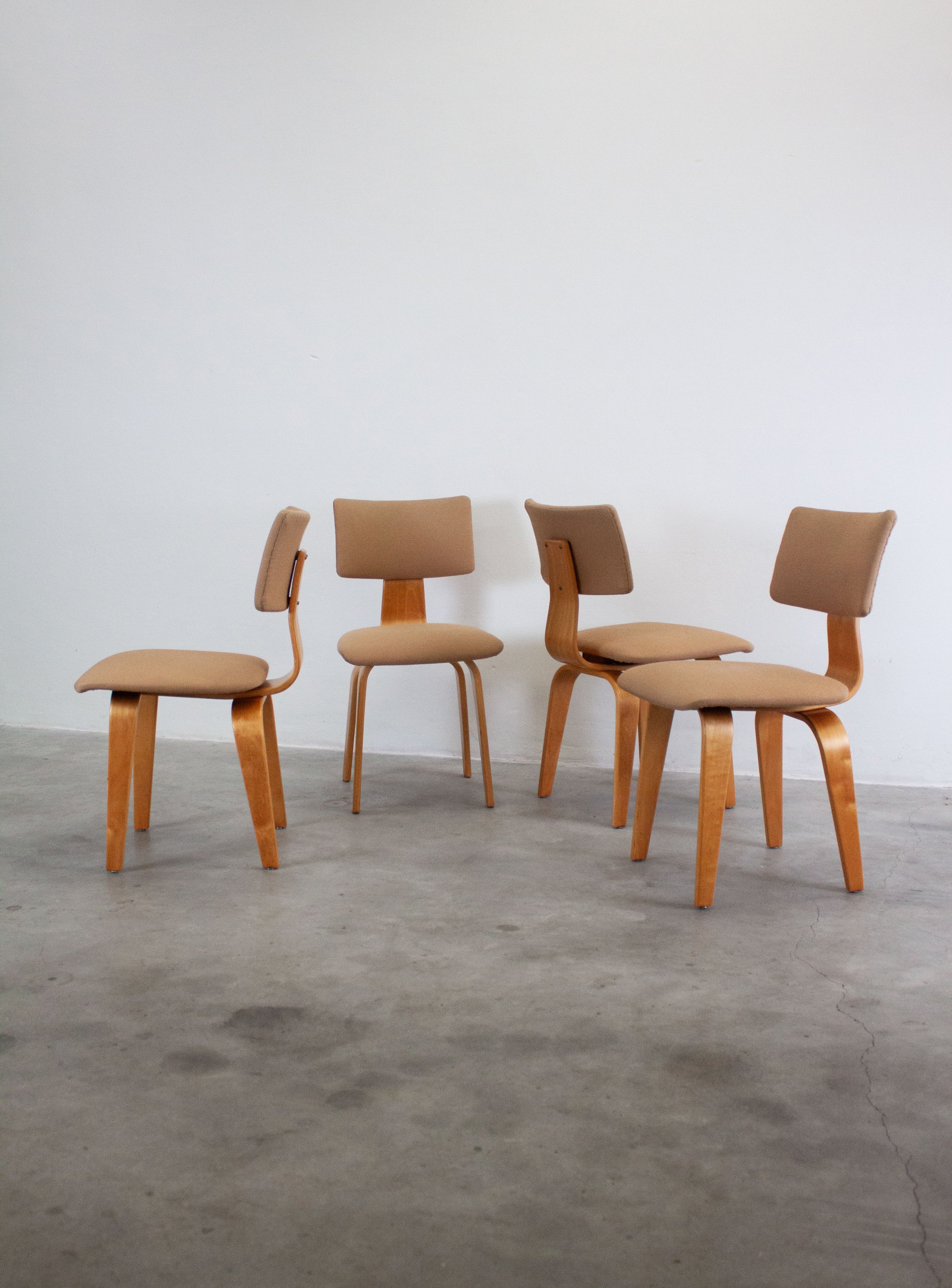 Pastoe SB03 Dining Chairs by Cees Braakman (Sand) - Image 17
