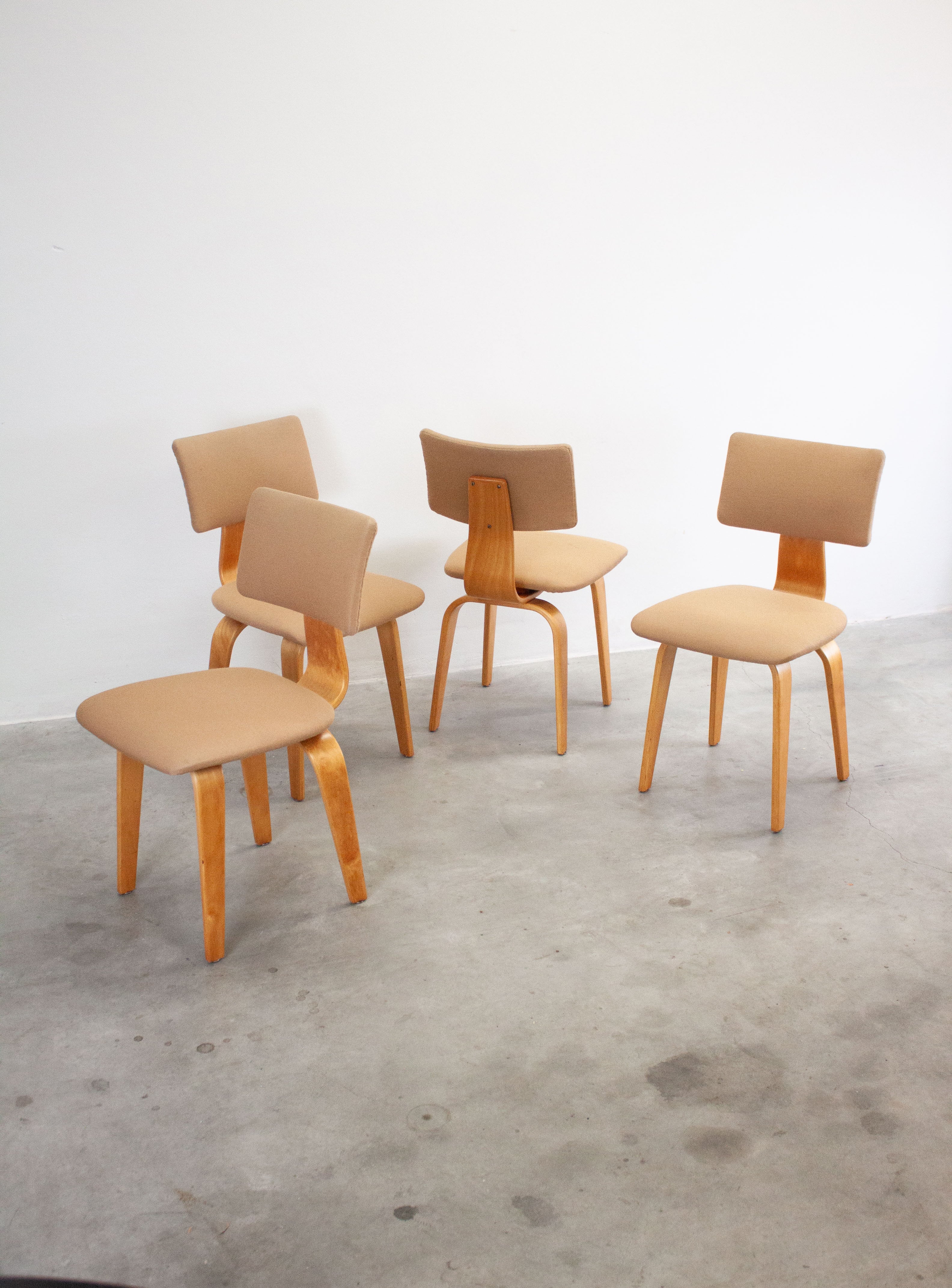 Pastoe SB03 Dining Chairs by Cees Braakman (Sand) - Image 19