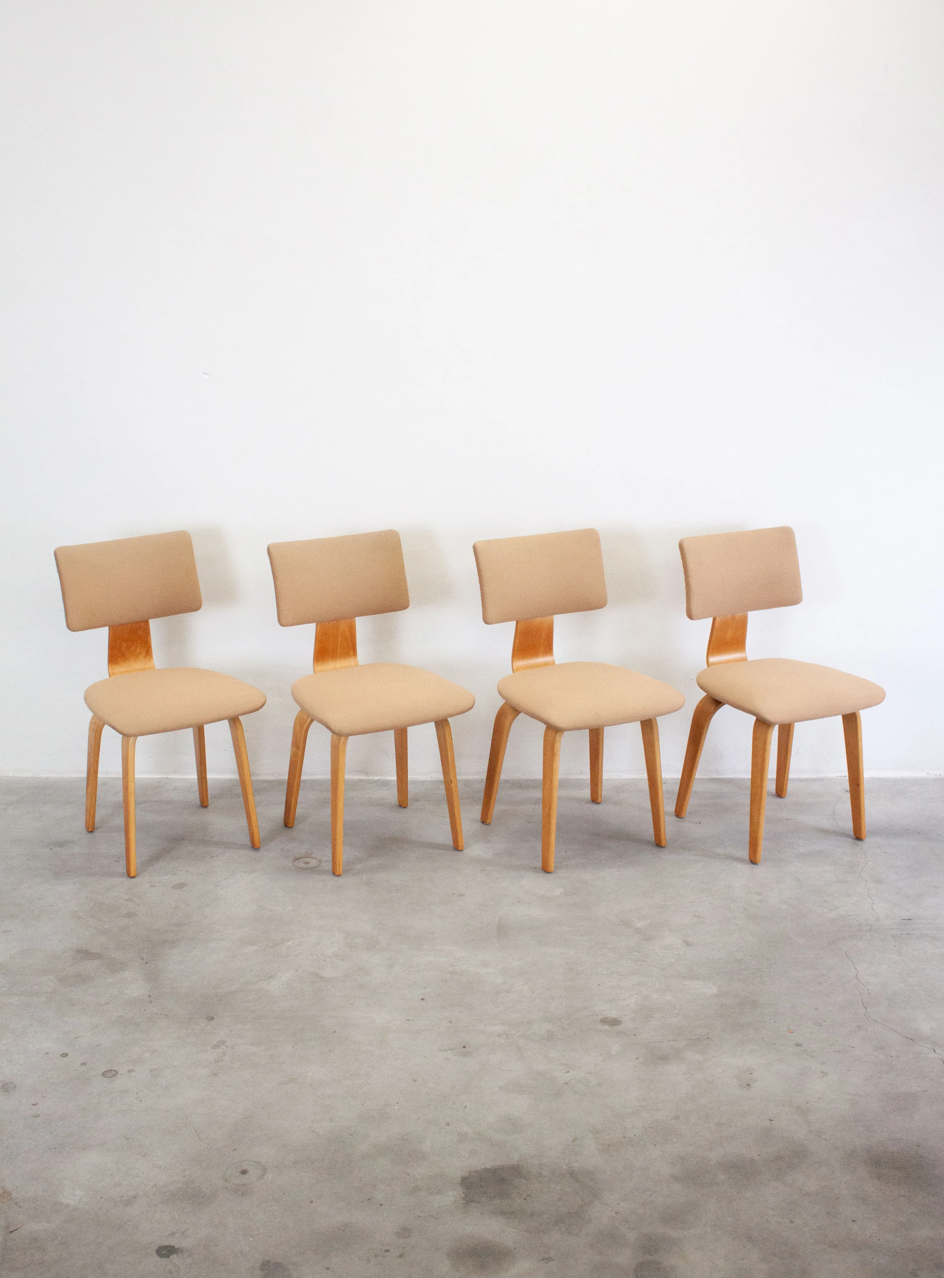 Pastoe SB03 Dining Chairs by Cees Braakman (Sand) - Image 9