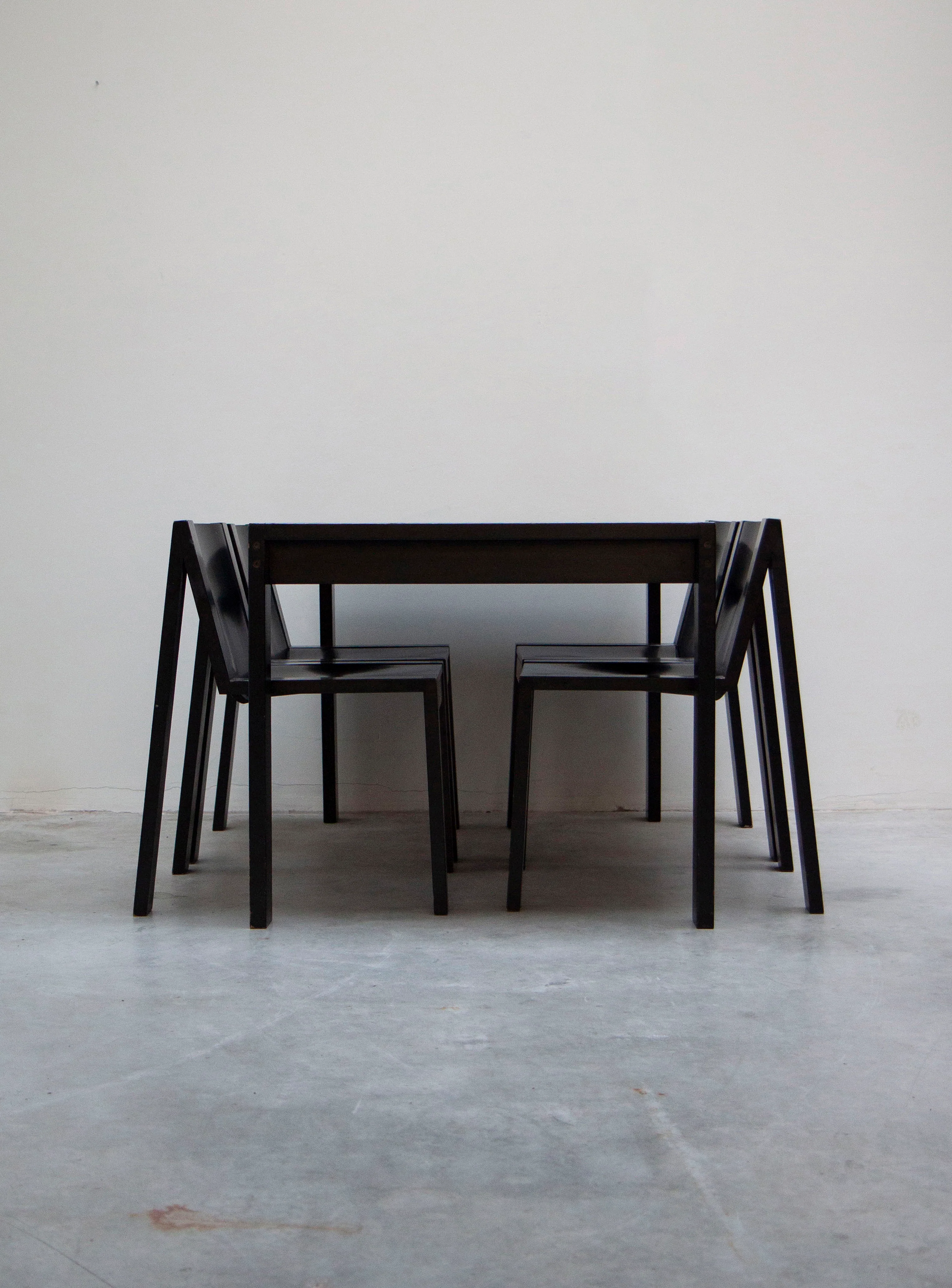 Pastoe SE15 Dining Set by Pierre Mazairac & Karel Boonzaaijer (Black) - Image 2
