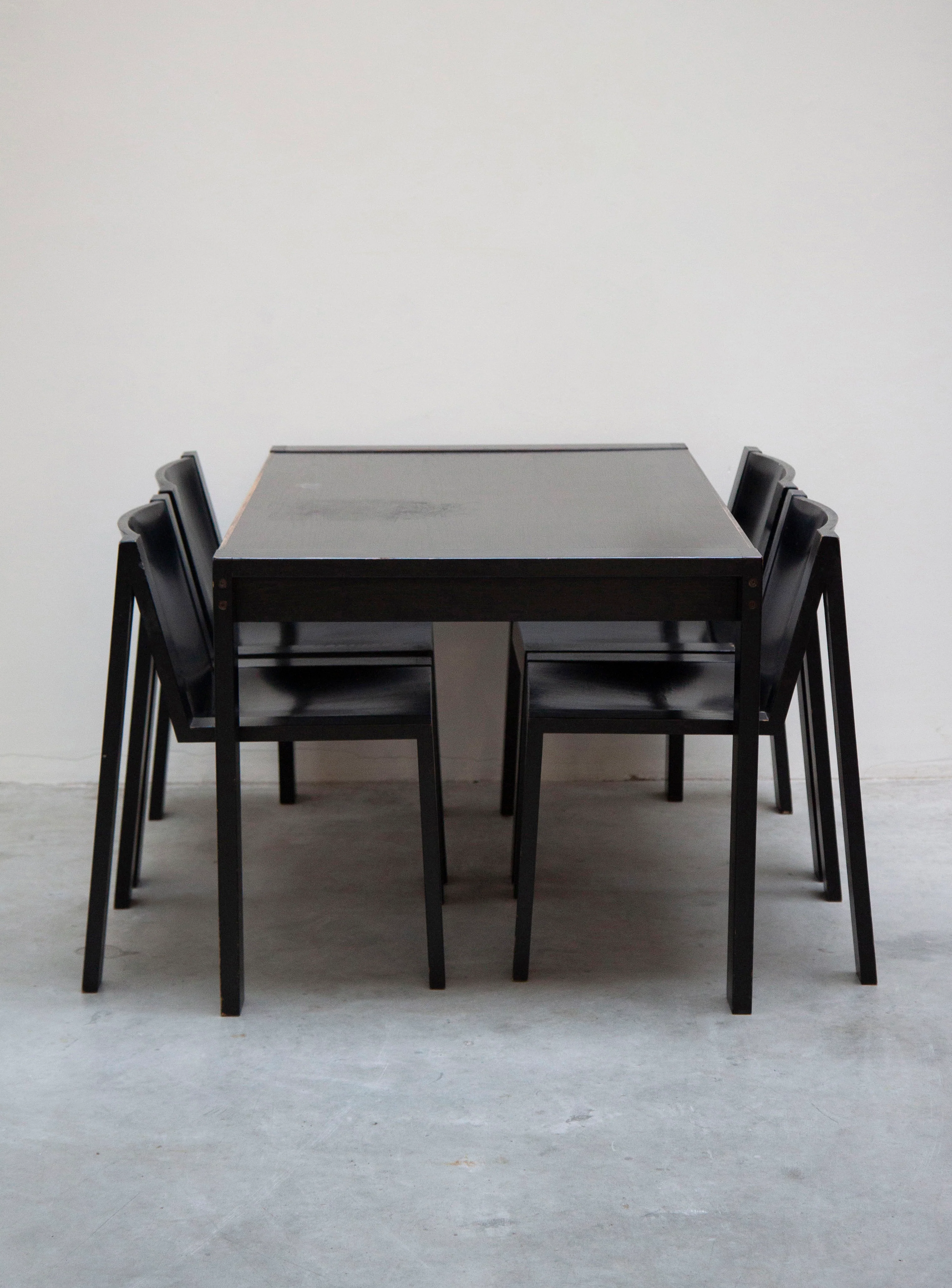 Pastoe SE15 Dining Set by Pierre Mazairac & Karel Boonzaaijer (Black) - Image 3