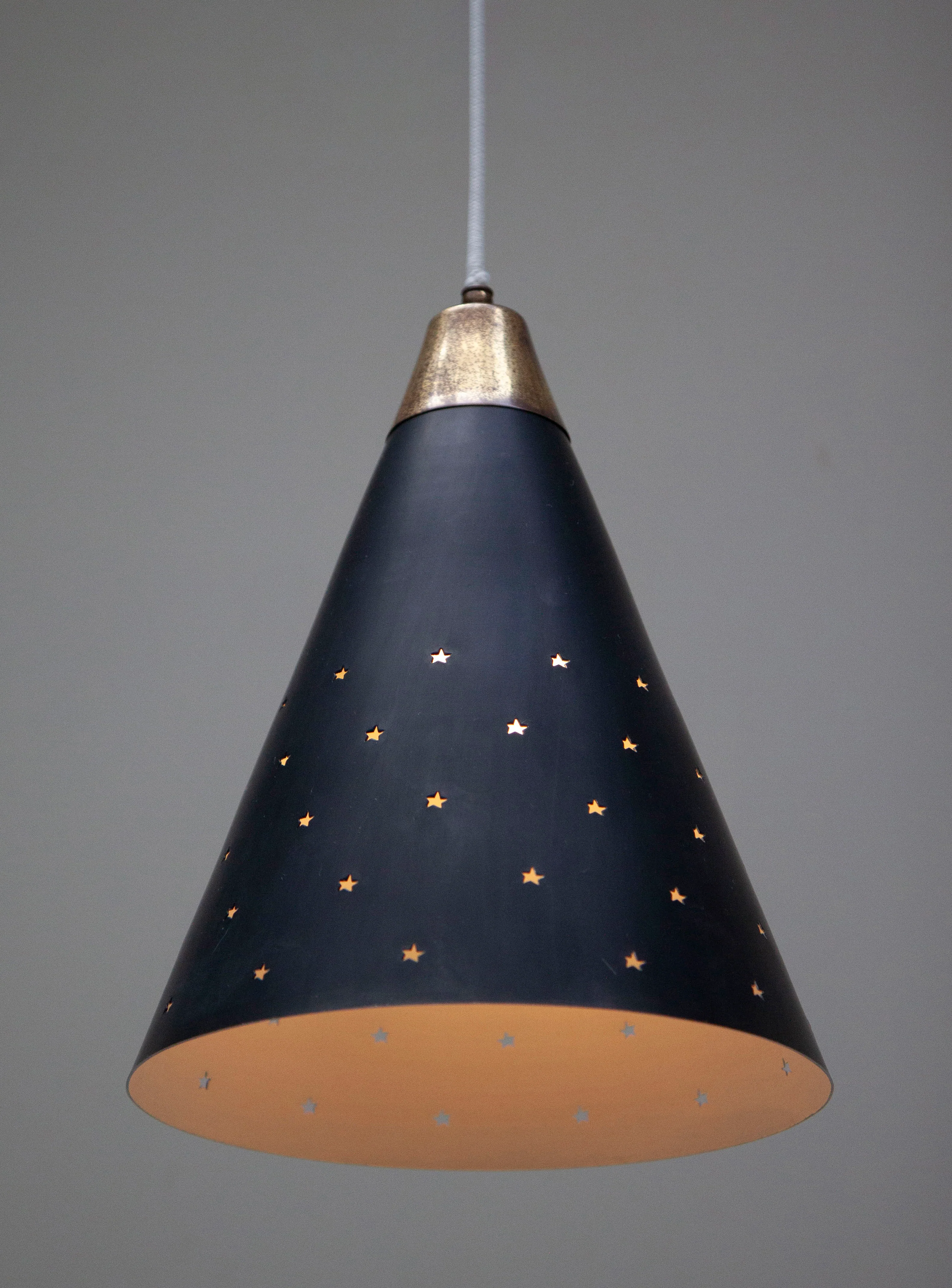 Pendant Lamp with Stars (Brass/Black) - Image 5