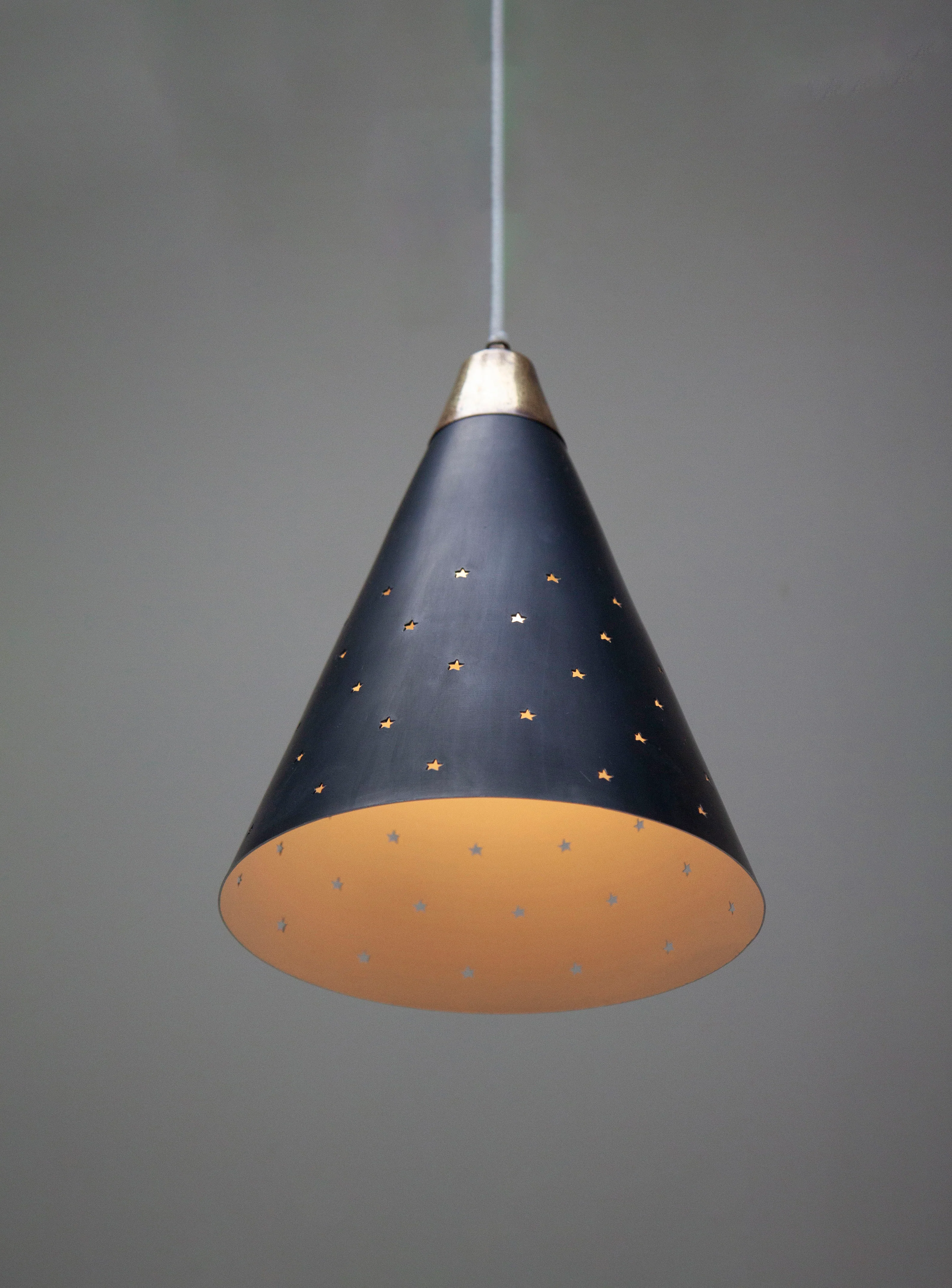 Pendant Lamp with Stars (Brass/Black) - Image 6