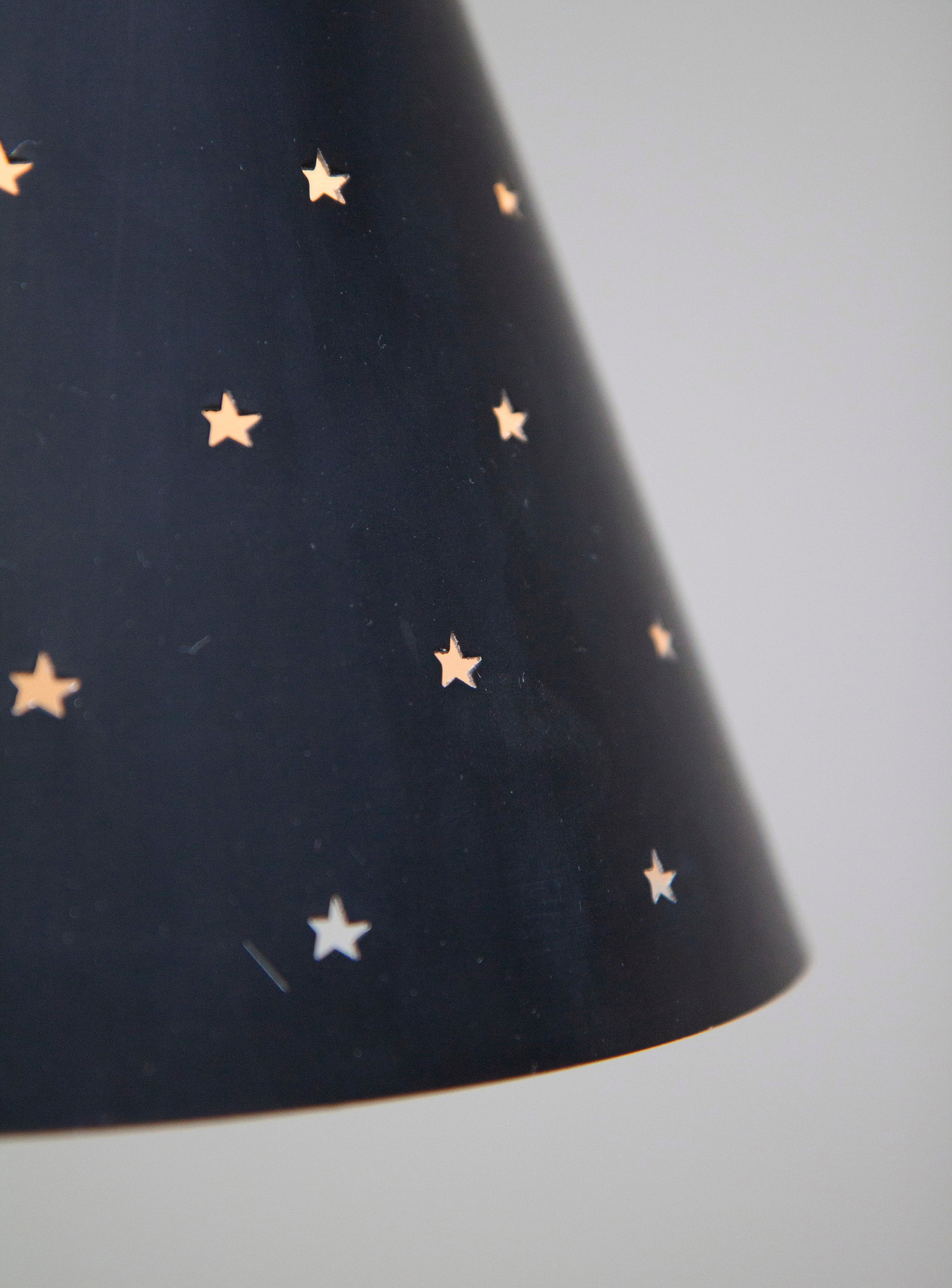 Pendant Lamp with Stars (Brass/Black) - Image 8