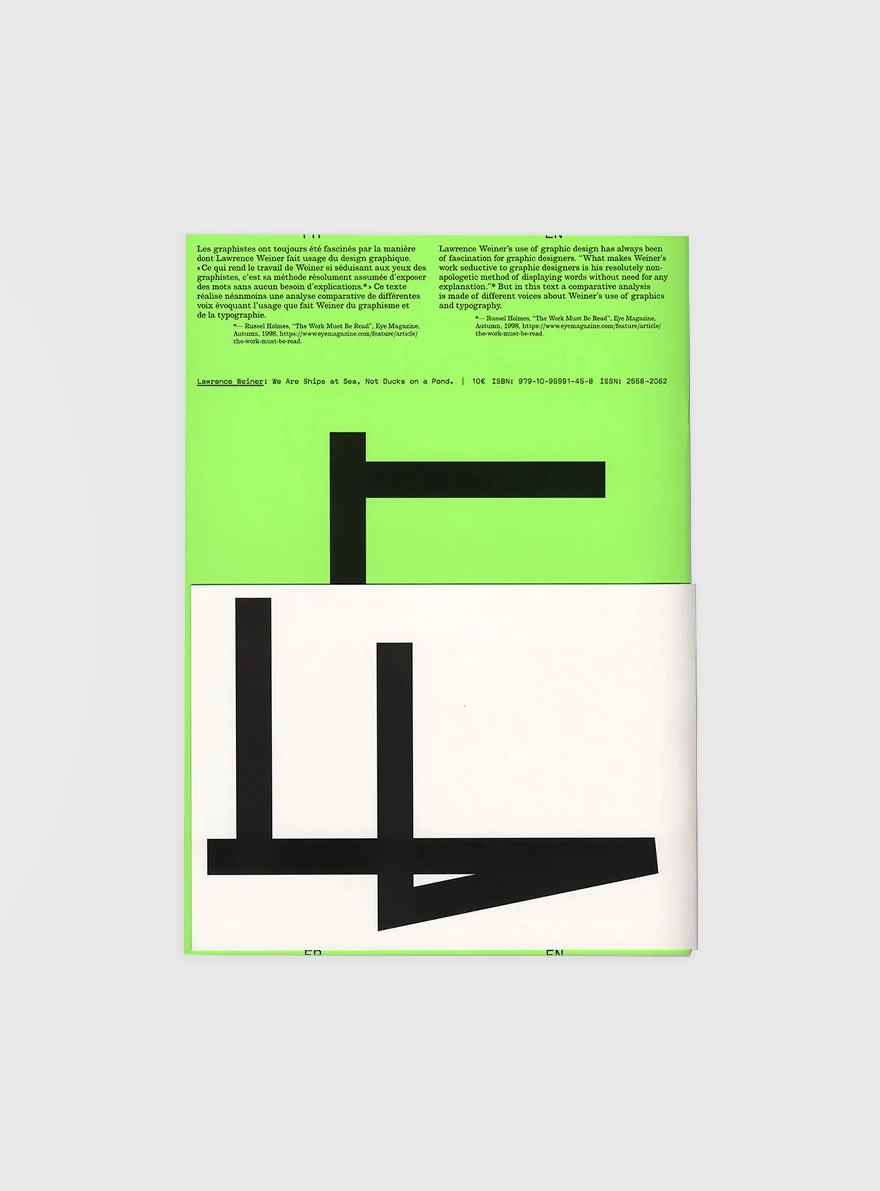 Revue Faire 49: Lawrence Weiner - Image 5