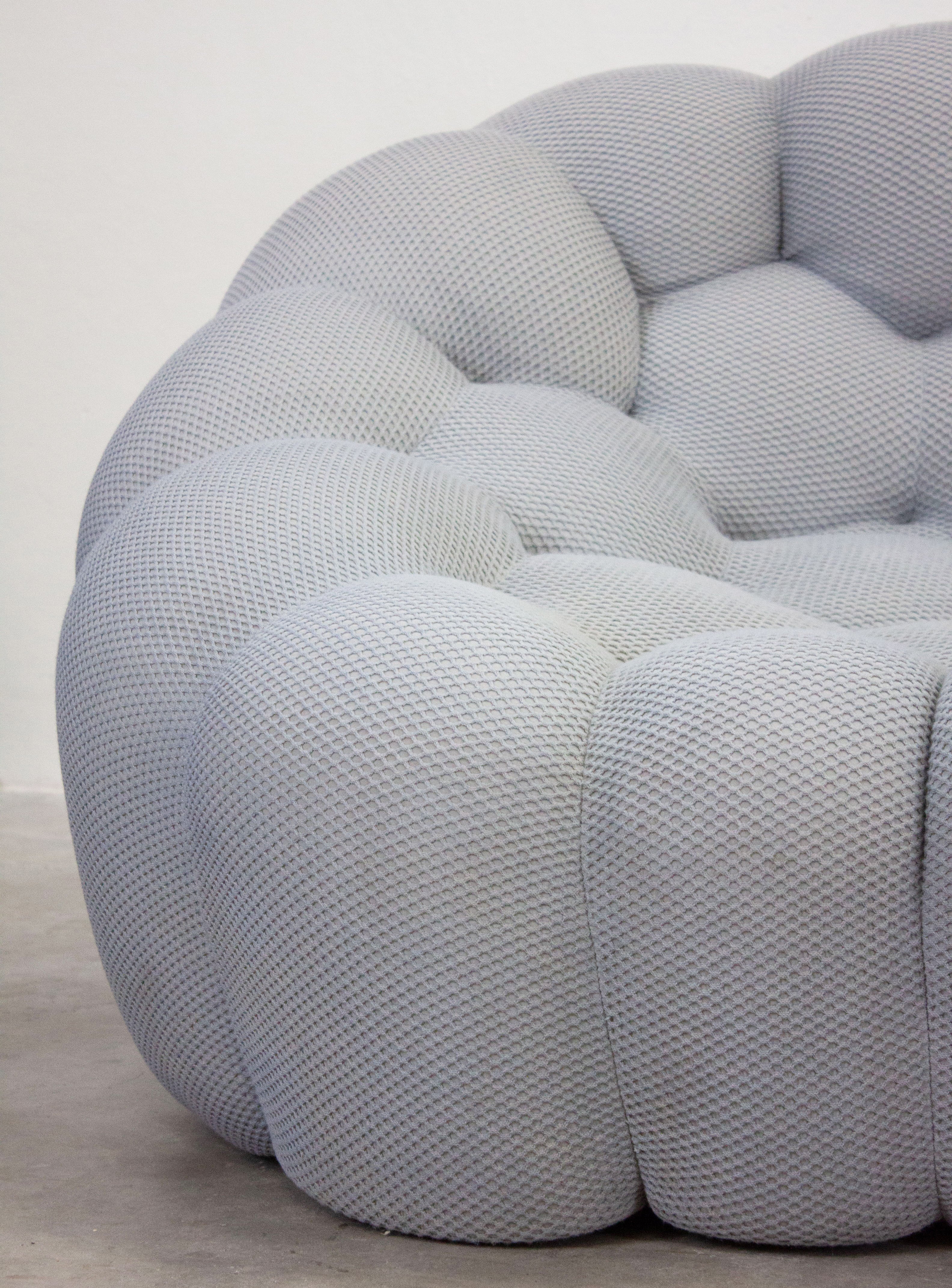 Roche Bobois Bubble 2 Curved 3/4-Seat Sofa by Sacha Lakic (Light Grey) - Image 13