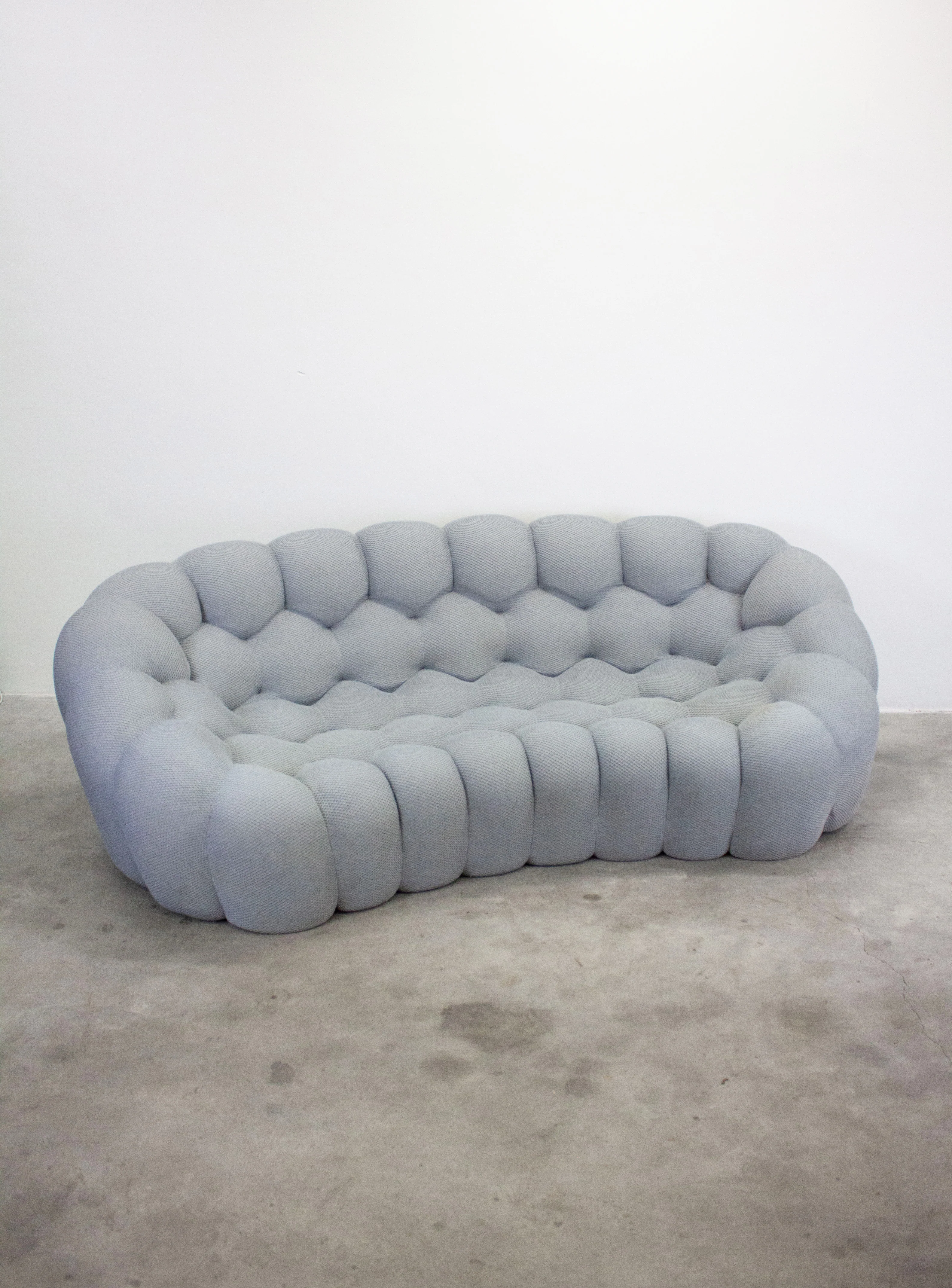 Roche Bobois Bubble 2 Curved 3/4-Seat Sofa by Sacha Lakic (Light Grey) - Image 14